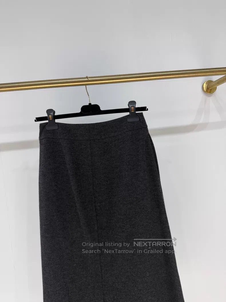 Brunello Cucinelli Brunello Cucinelli size S A-line midi skirt goat cashmere g Size 22" - 4 Thumbnail