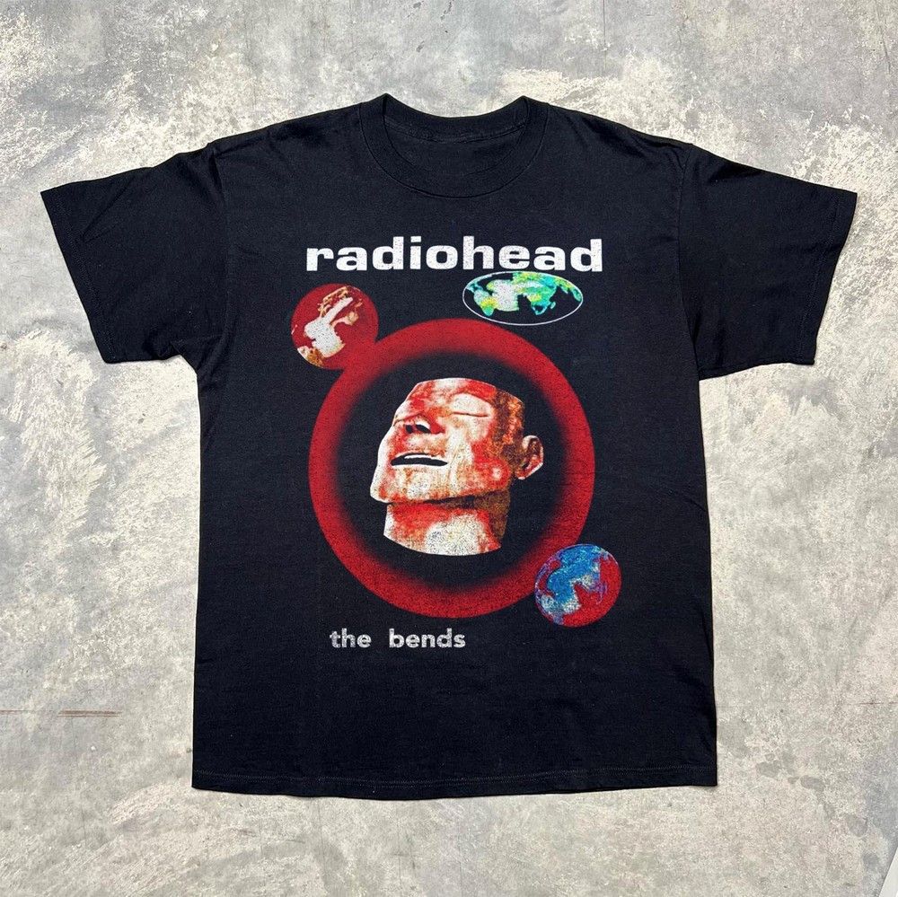 Other Radiohead The Bends Heavy Cotton Black Unisex T-shirt Size US M / EU 48-50 / 2 - 1 Preview
