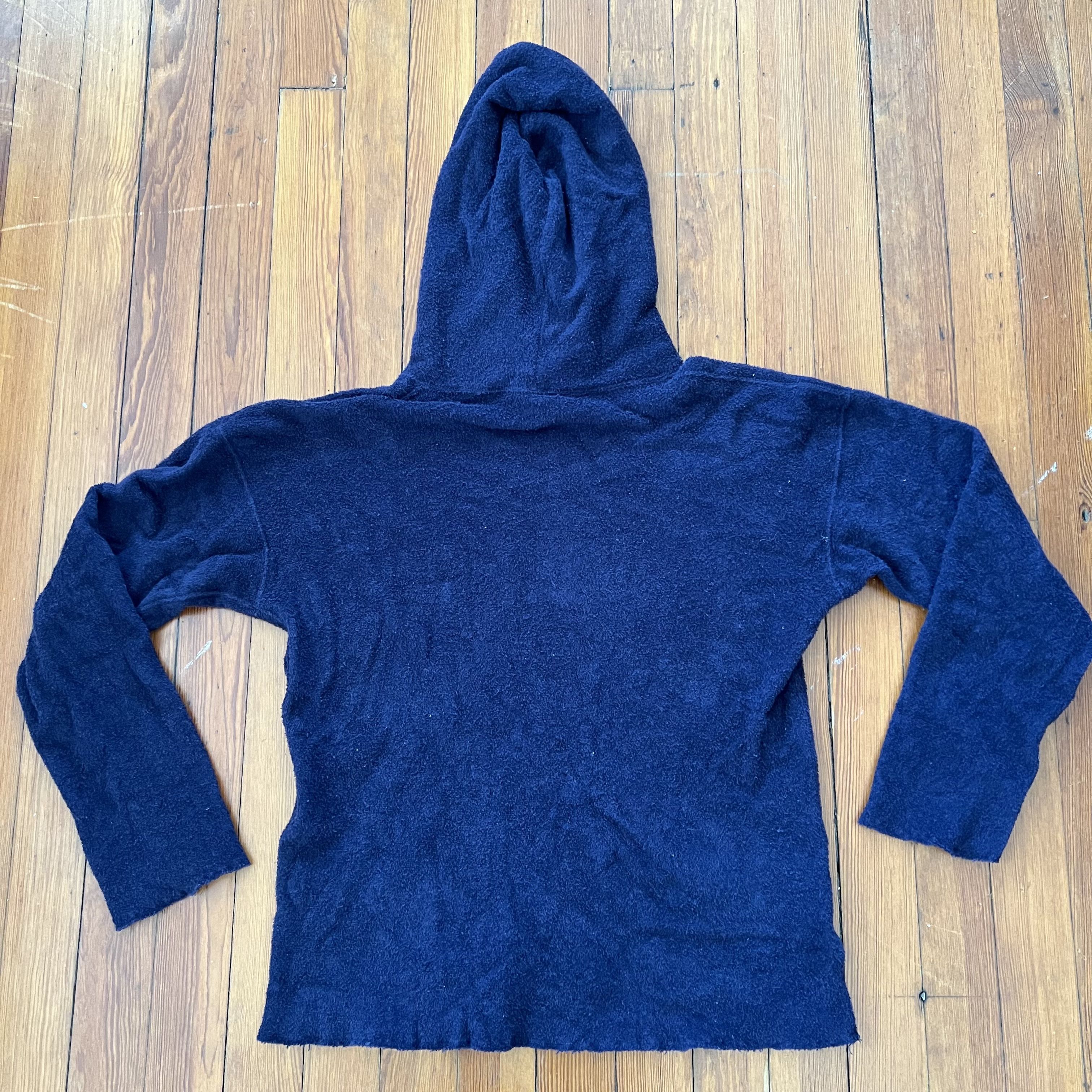 Japanese Brand N. Hoolywood Towel Hooded Sweatshirt / Navy / US38 Size US M / EU 48-50 / 2 - 4 Thumbnail