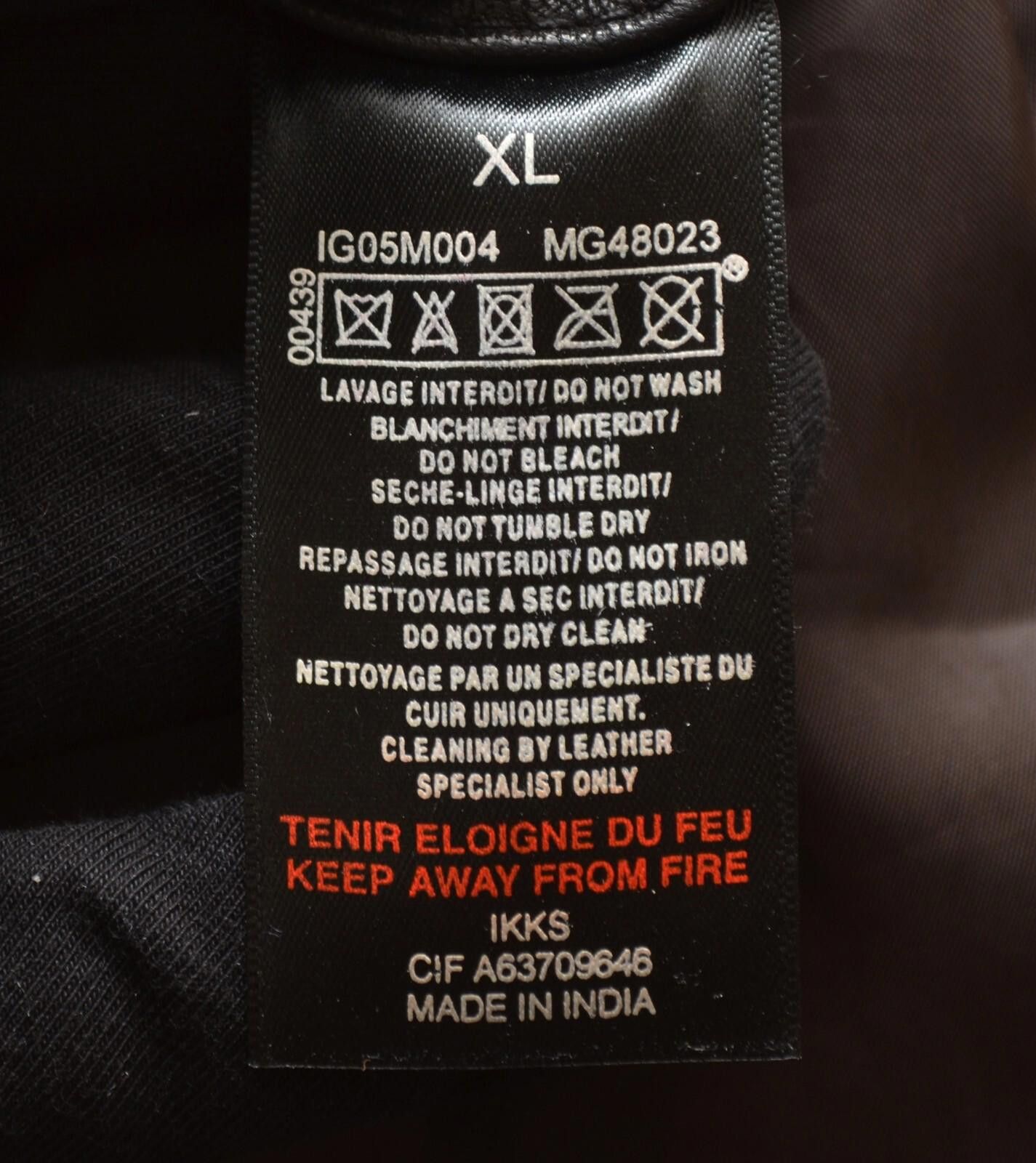 IKKS IKKS Lamb Leather Black Jacket RARE Size XL P2P 23'2" Size US XL / EU 56 / 4 - 10 Thumbnail