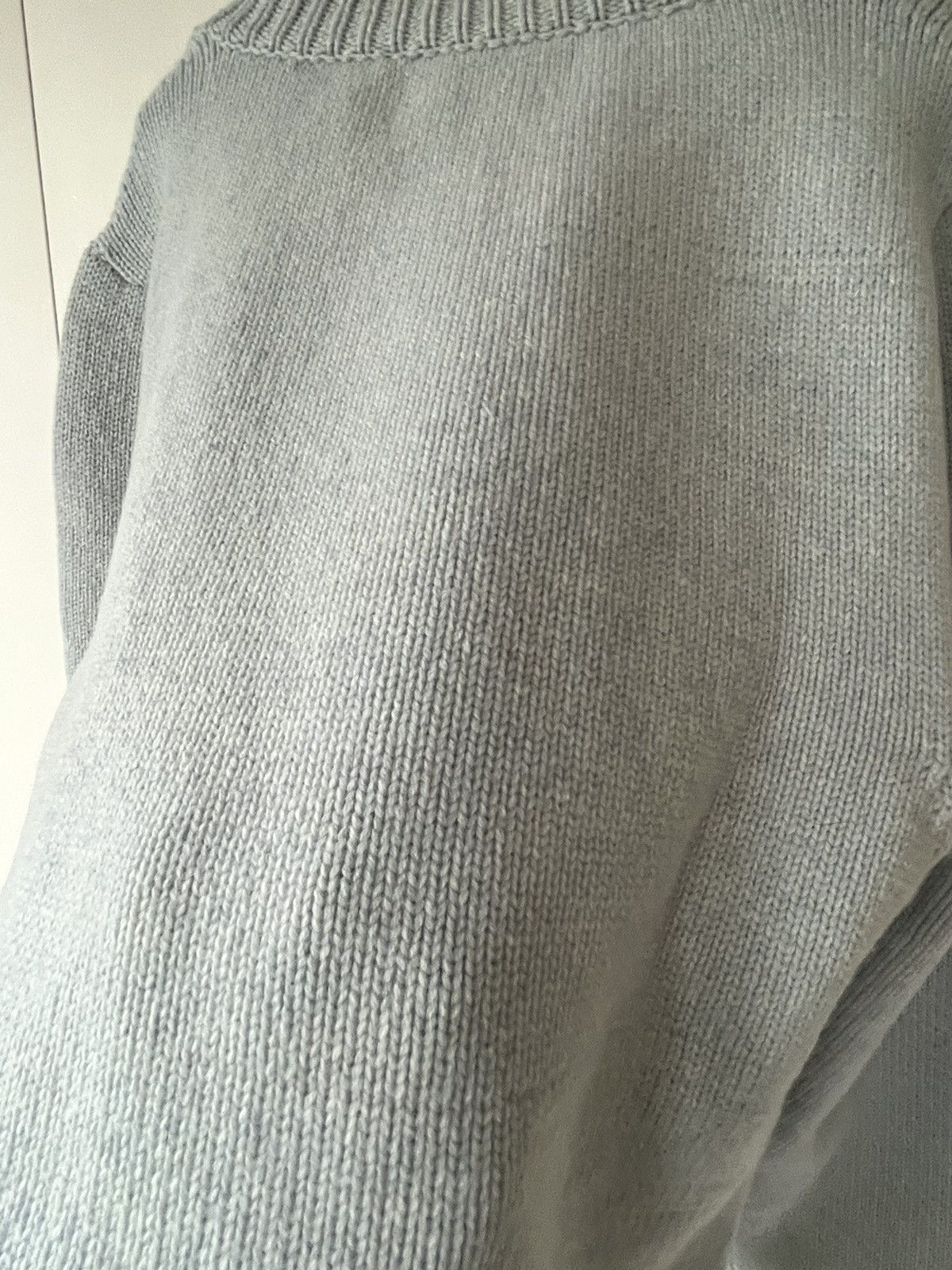Raf Simons BNWT Raf Simons baby blue oversize faulty stitch sweater Size US S / EU 44-46 / 1 - 11 Thumbnail