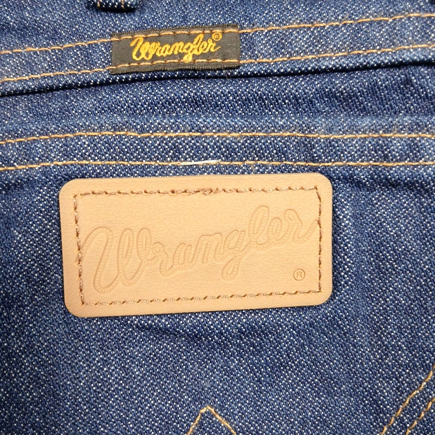 Wrangler Wrangler Jeans Cowboy Cut Blue Denim 33x30 Men Slim/Classic Fit Straight Leg Jeans Denim Cotton Size US 33 - 4 Thumbnail