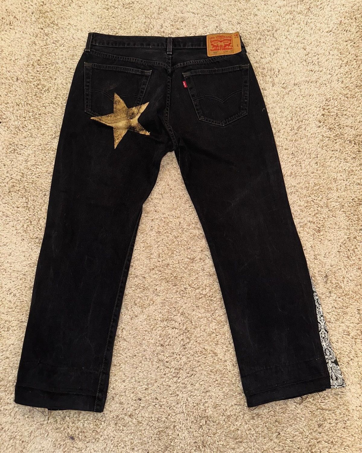 Levi's Levis 501 Custom Flare Size US 36 / EU 52 - 2 Thumbnail