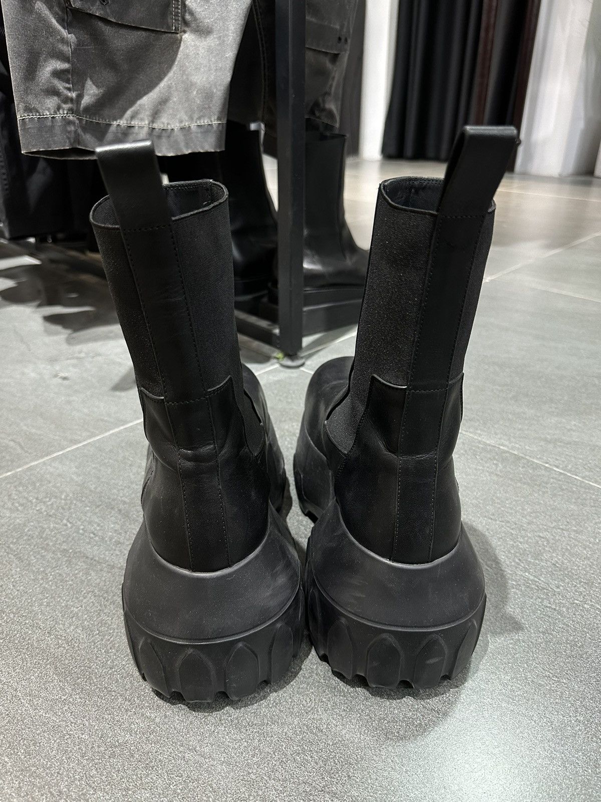 Rick Owens Beatle Mega Tractor Boots
