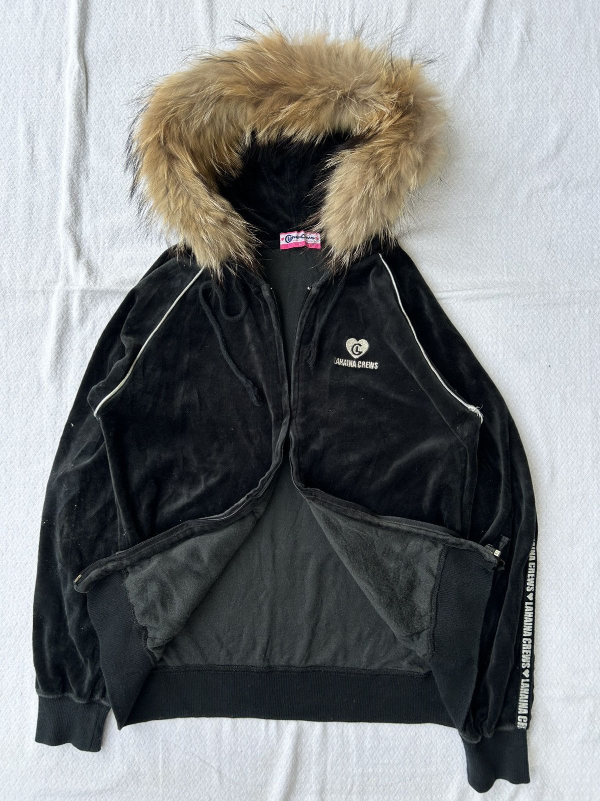 Japanese Brand Lahaina crews velvet furhoodie style ifsix lgb Size US M / EU 48-50 / 2 - 3 Thumbnail