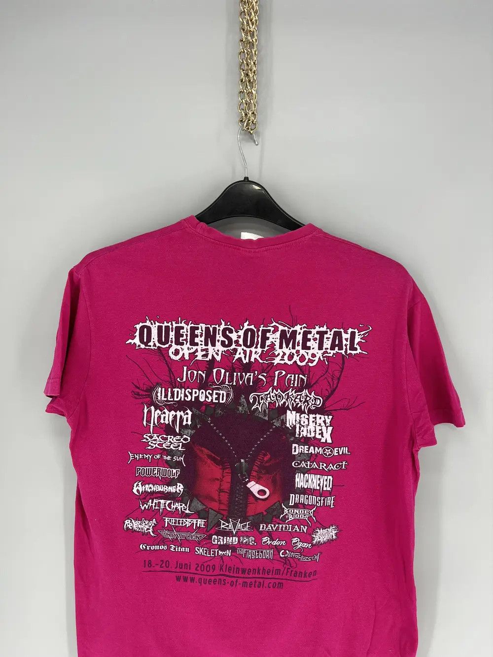 Band Tees × Vintage Vintage Y2K Queens Of Matal Open Air 2009 Band Rock Tee Size US L / EU 52-54 / 3 - 12 Thumbnail