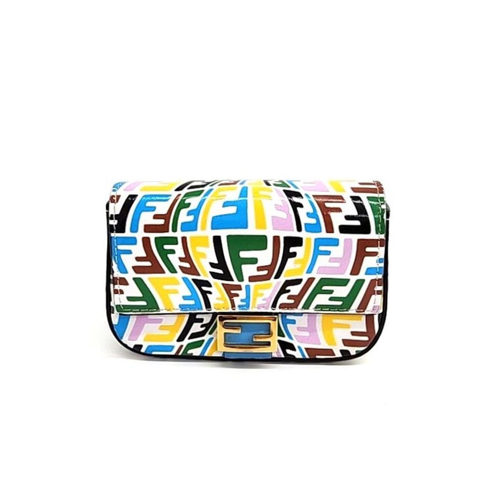 Fendi Nano Baguette Bag Charm And Mini Cross Bag (2976932), Women's