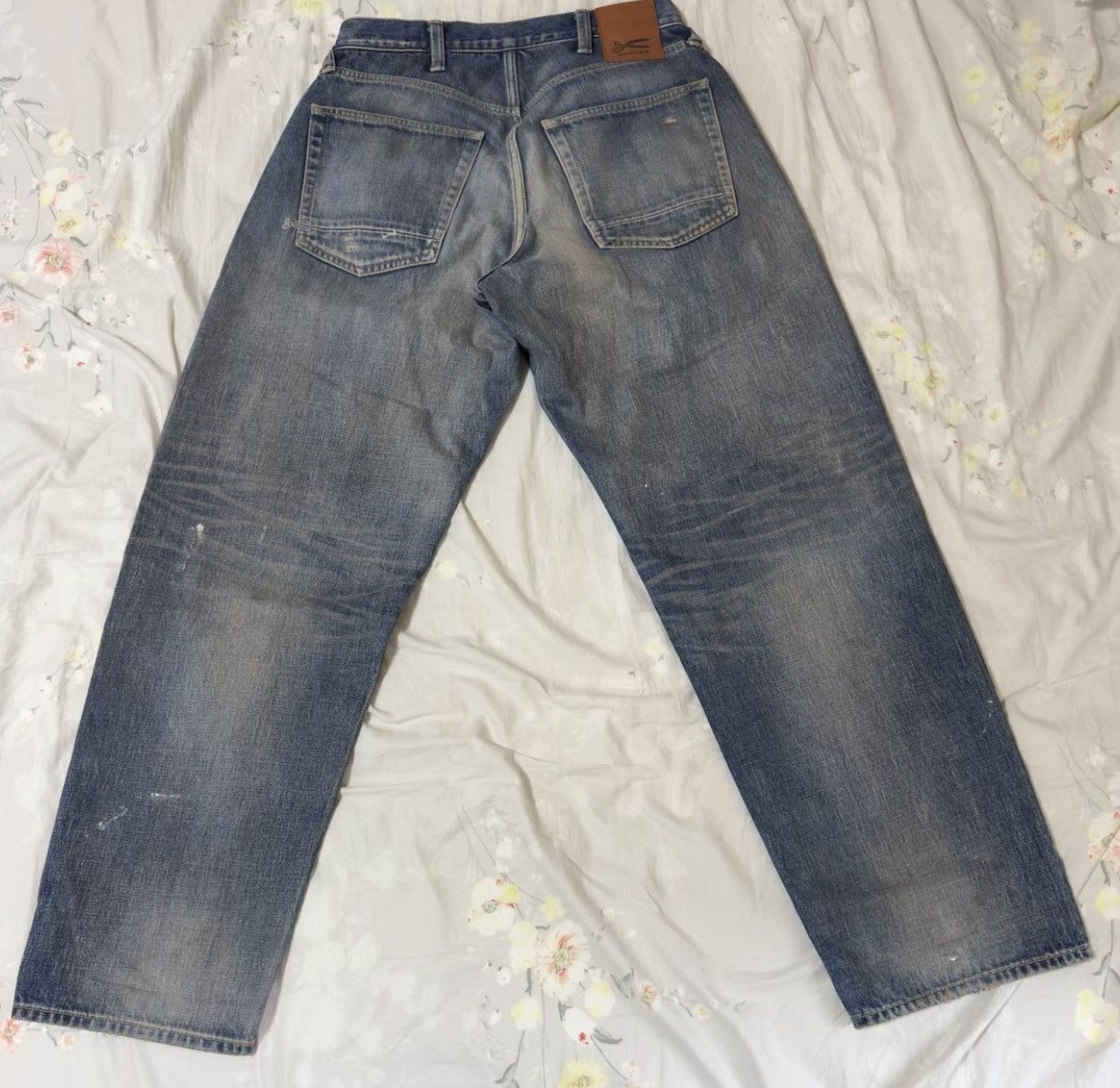 DENHAM DENHAM 24SS Jumbo Japanese wash distressed patch denim jeans Size US 32 / EU 48 - 2 Thumbnail