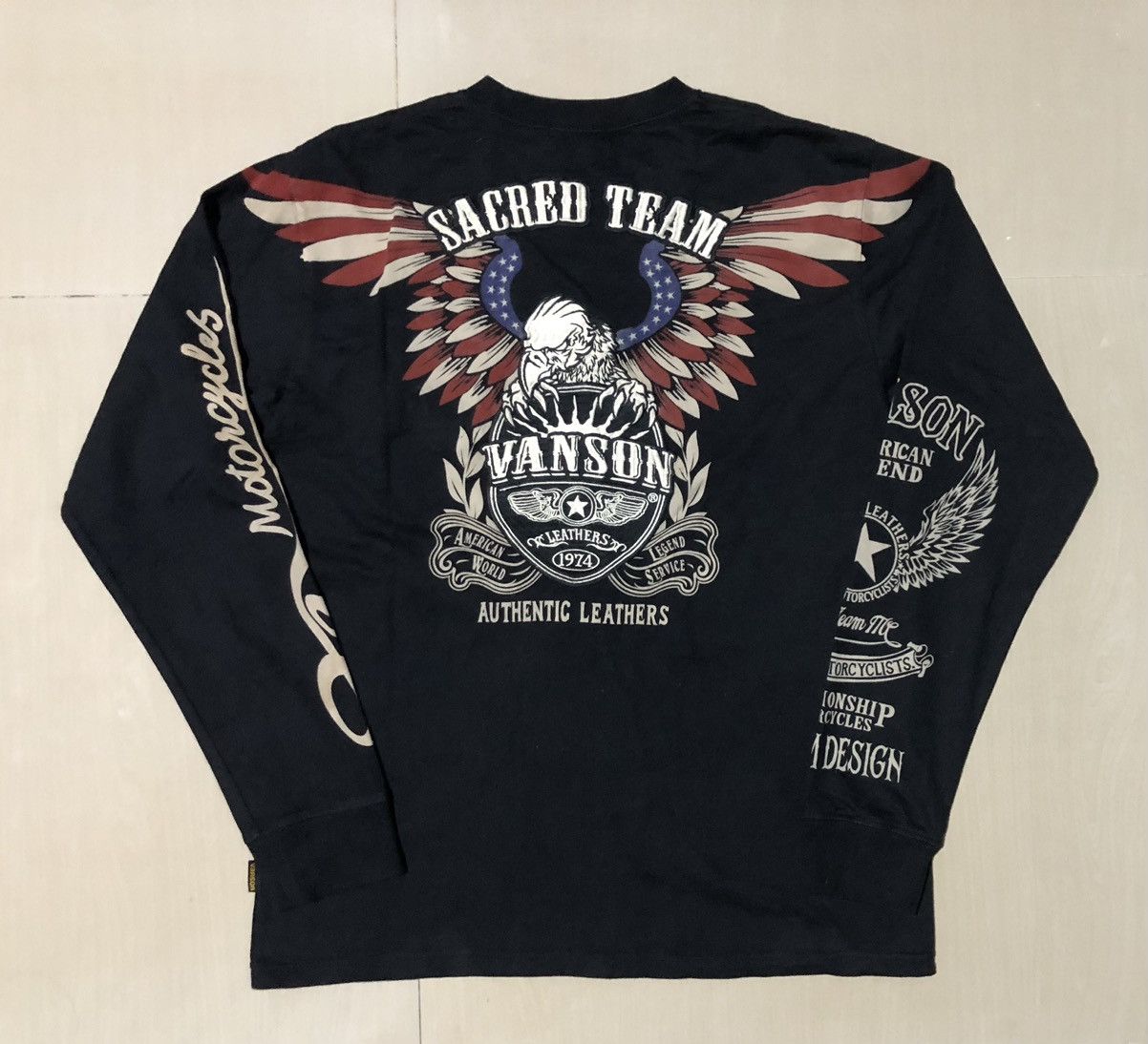 Vanson Leathers VANSON Longsleeve Size US L / EU 52-54 / 3 - 1 Thumbnail