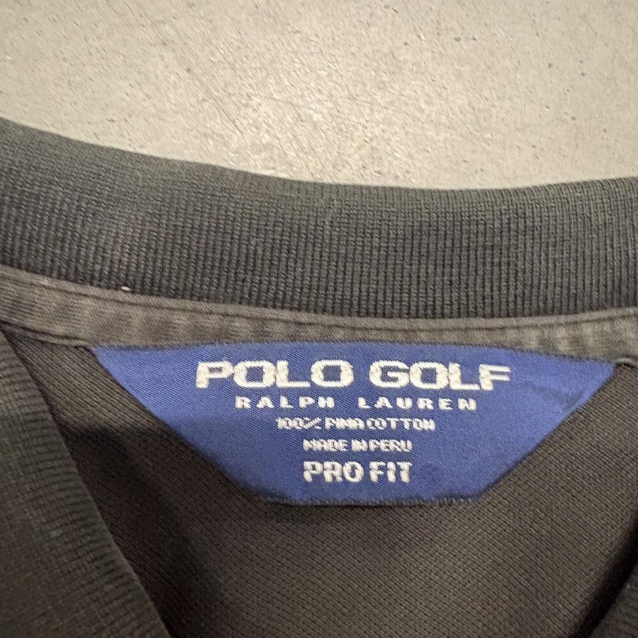 Vintage Crazy Vintage Y2K/2000s Polo Golf Ralph Lauren Black And red Polo Shirt! Size US L / EU 52-54 / 3 - 4 Thumbnail