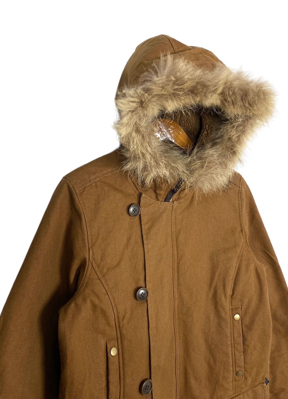 Vintage Rare‼️ Vintage In This Life Workwear Jacket Fur Hoodie Size US M / EU 48-50 / 2 - 5 Thumbnail