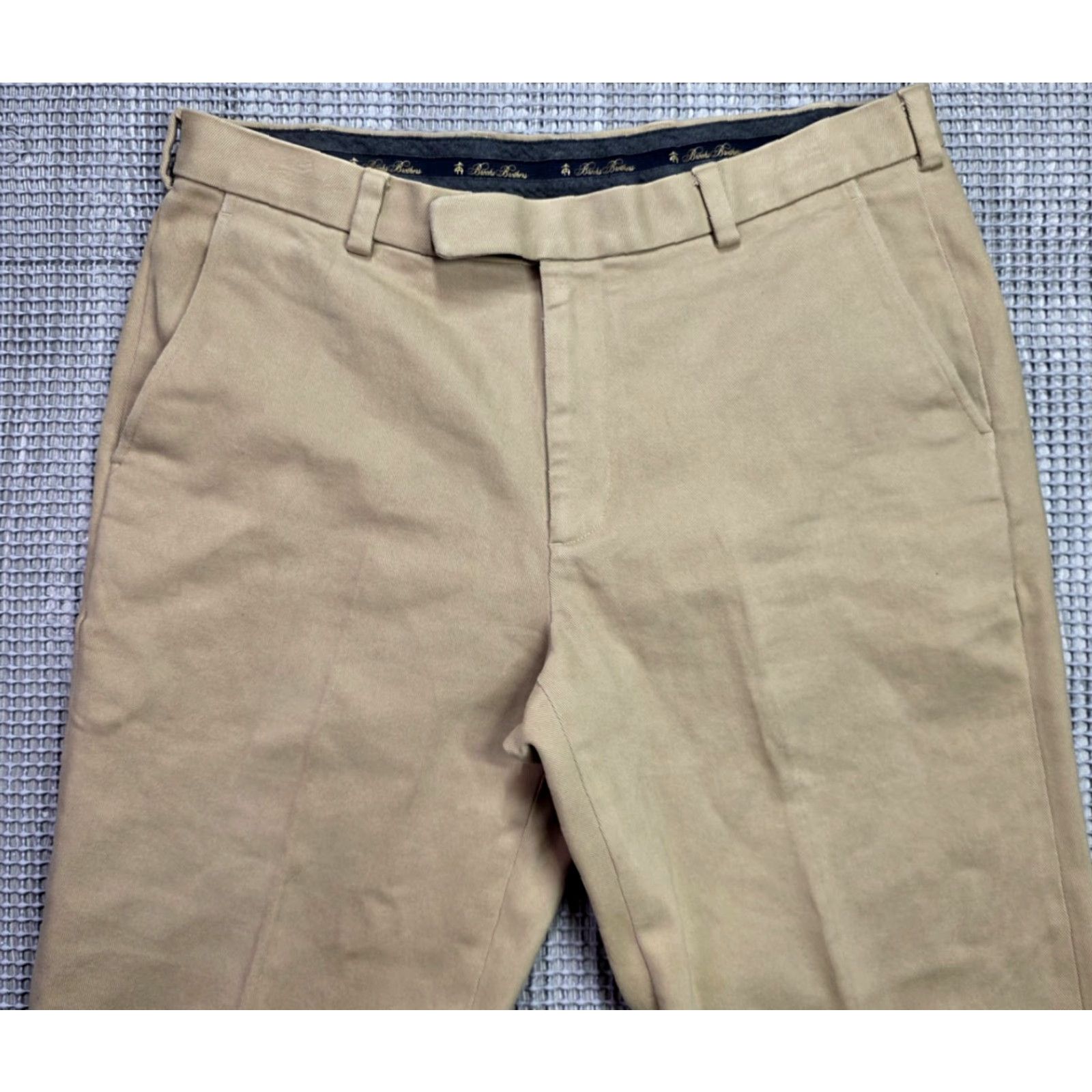 Brooks Brothers Brooks Brothers Clark Heavy Twill Beige Pants 36x30 Lined Thick Stretch Trousers Size US 36 / EU 52 - 3 Thumbnail