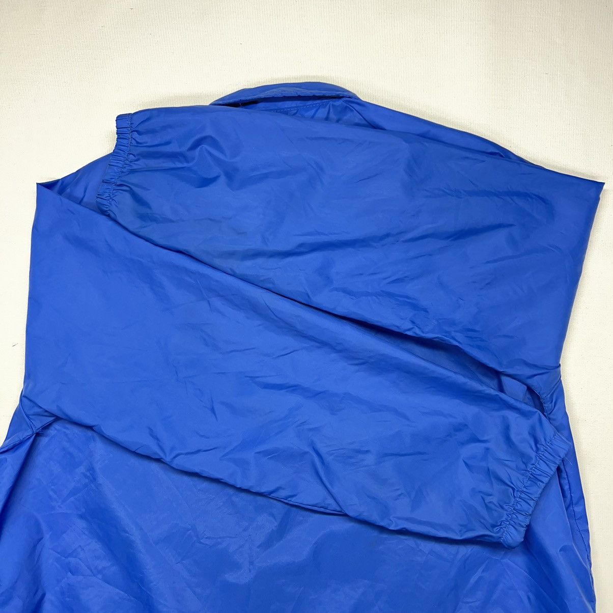 Vintage VTG Coaches Jacket Blue Windbreaker Snap Nylon MVP Union 90s Size US L / EU 52-54 / 3 - 20 Thumbnail