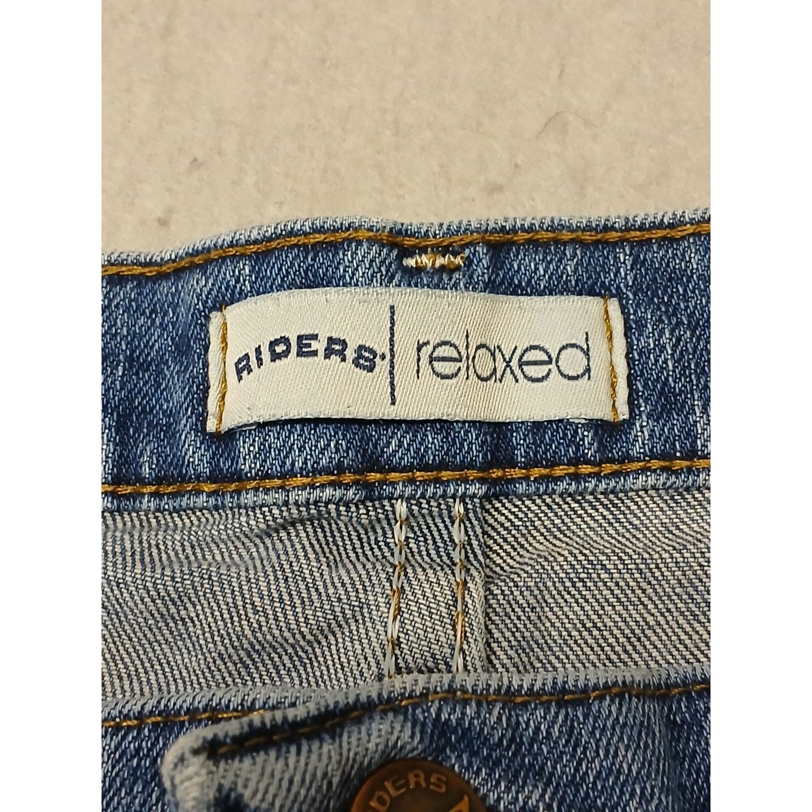 Other Ryders (14P) women's Relaxed Straight Leg Blue Denim Jeans Size 36" / US 14 / IT 50 - 7 Thumbnail