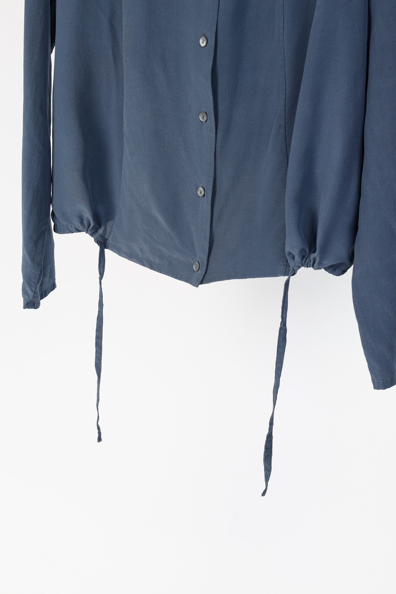 Annette Gortz Annette Gortz AW/19 Sa Silk Drawstring-Hem Blouse Size M / US 6-8 / IT 42-44 - 7 Thumbnail