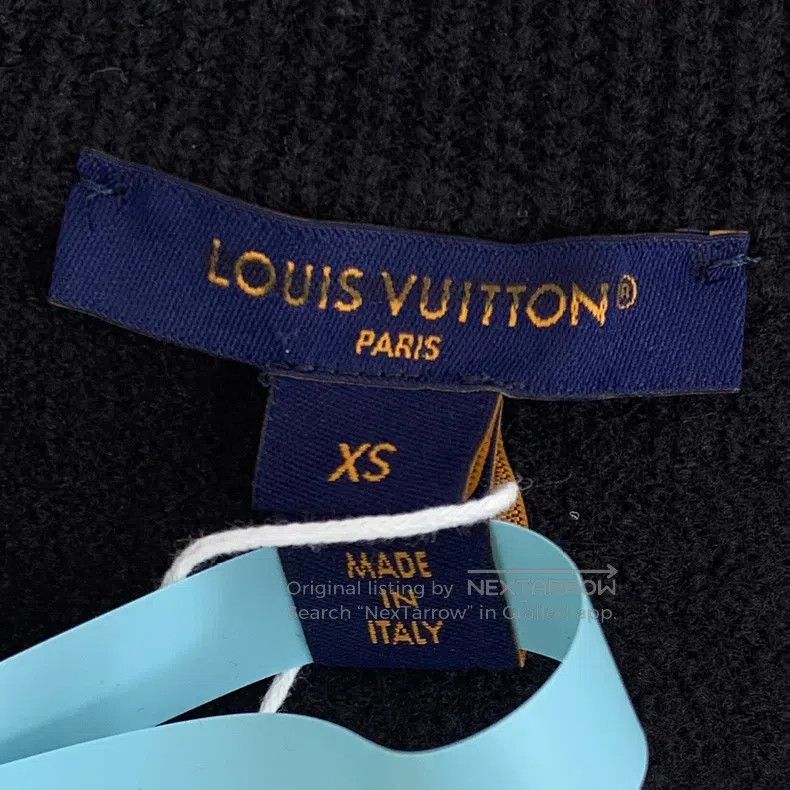 Louis Vuitton Louis Vuitton 23 Black Old Fashioned Wool Crew Neck Single Size XS / US 0-2 / IT 36-38 - 6 Thumbnail