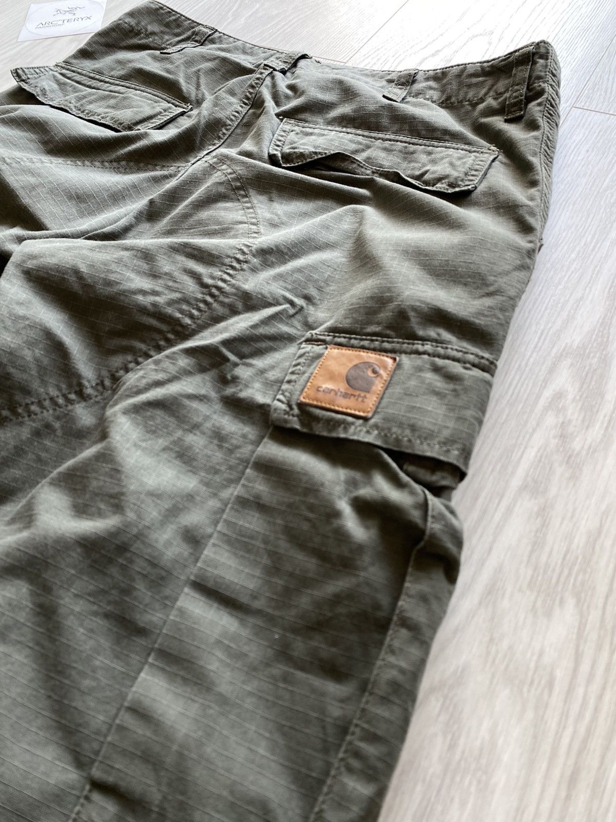 Carhartt Wip × Vintage Carhartt WIP Cargo Pants Size US 32 / EU 48 - 2 Thumbnail