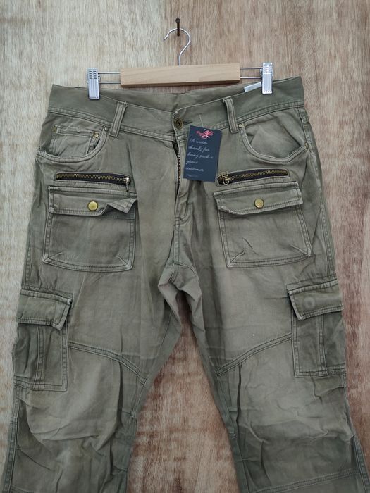 If Six Was Nine Semantic design faded multi pocket cargo pants #46-124DLAL Size US 32 / EU 48 - 5 Thumbnail