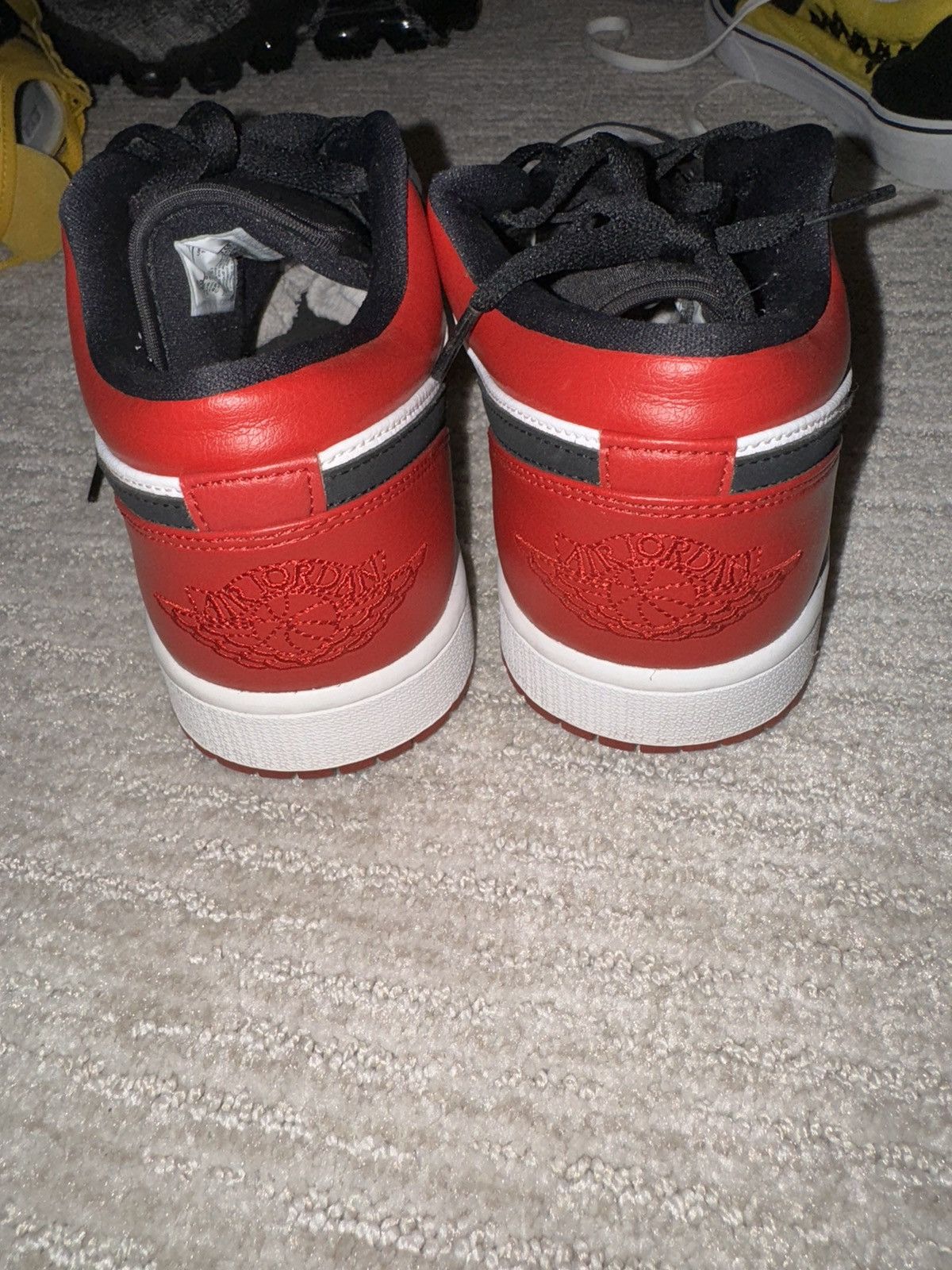 Jordan Brand × Nike Nike Jordan 1 low Black Toe Size US 10 / EU 43 - 4 Thumbnail