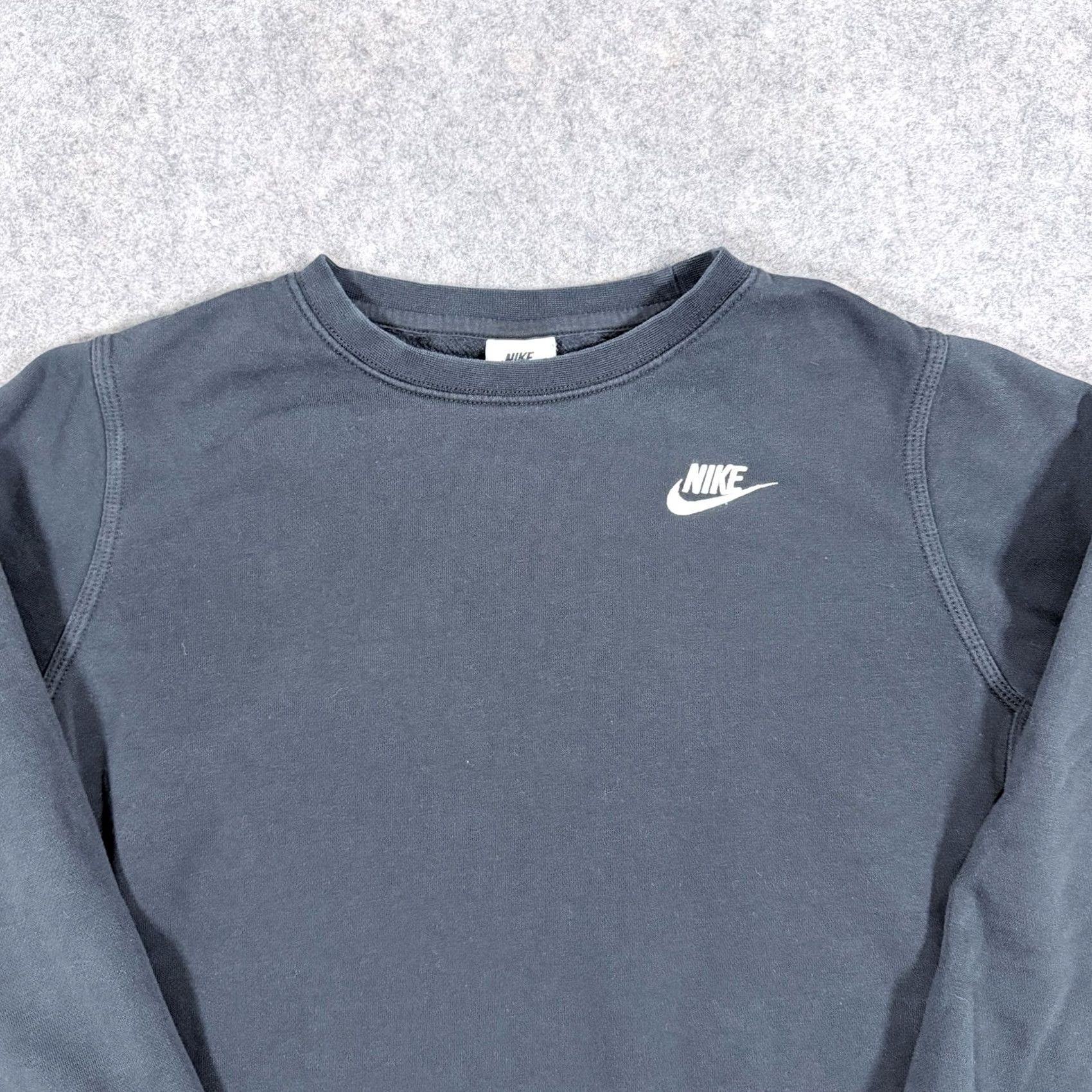Nike Nike Vtg Embroidered Swoosh Long Sleeve Pullover Sweatshirt Mens XL Black Size US XL / EU 56 / 4 - 5 Thumbnail