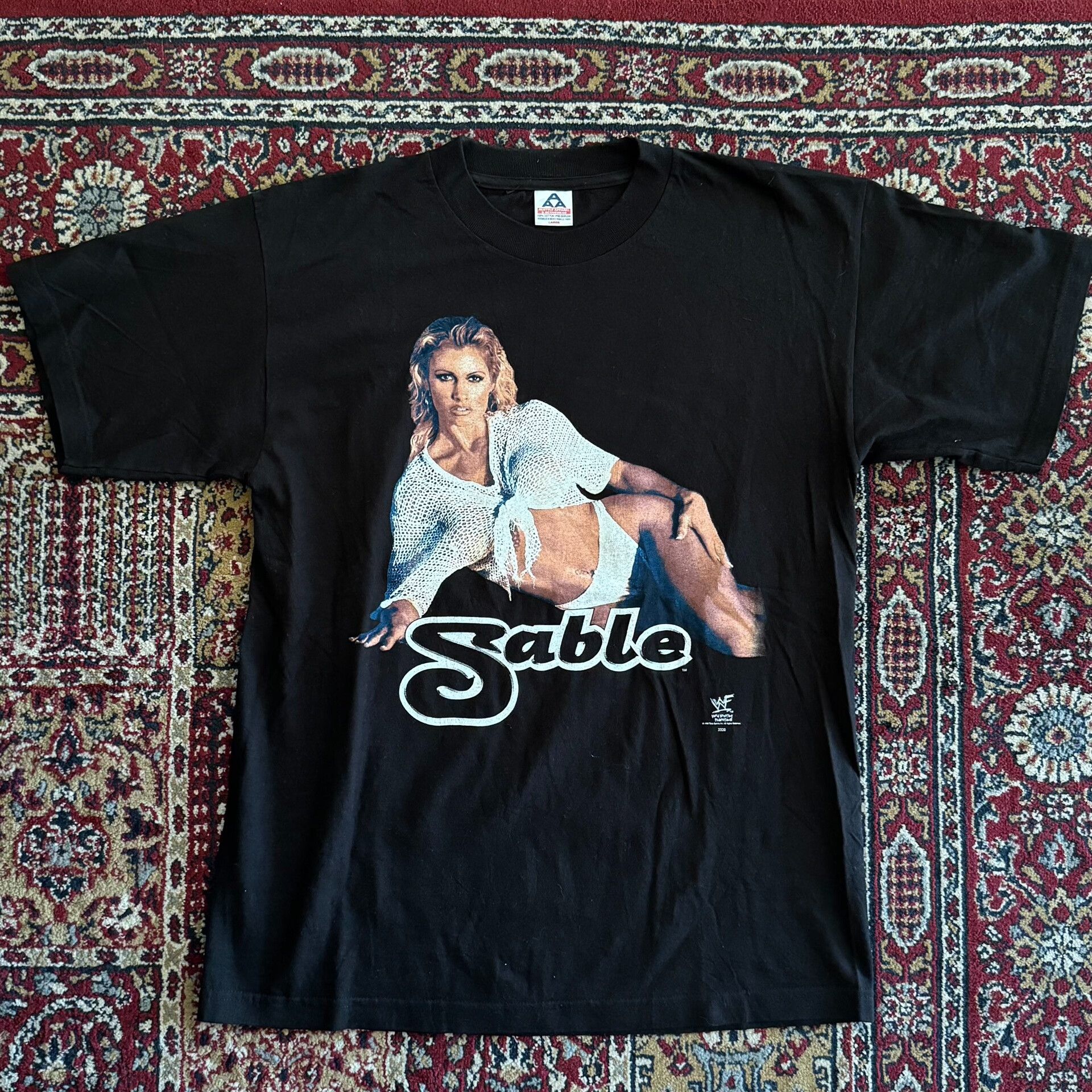 Vintage vintage wwf sable tee Size US L / EU 52-54 / 3 - 1 Thumbnail
