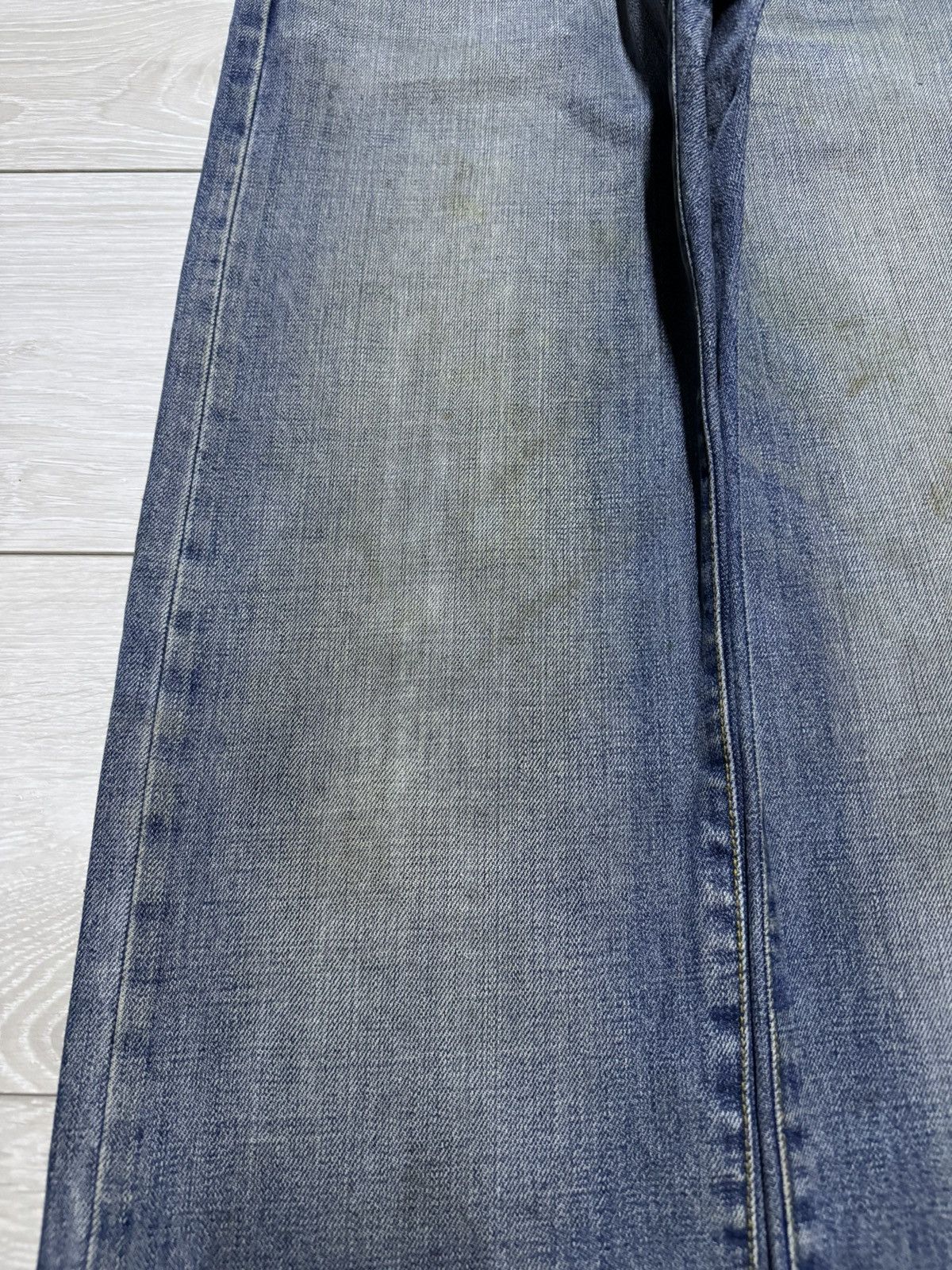Uniqlo Vintage Japanese Brand Uniqlo Ring Light Wash Loose Jeans Size US 31 - 7 Thumbnail