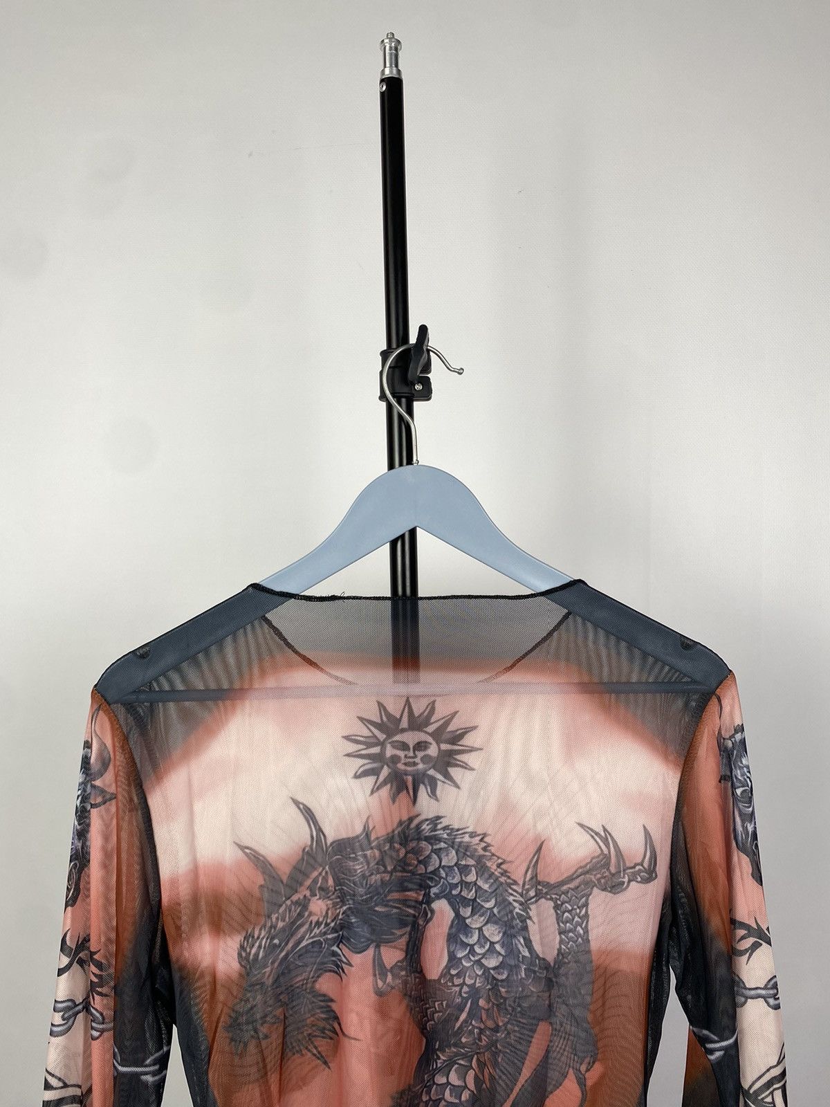 Designer × Japanese Brand Save The Queen Jean Paul Gaultier Style Mesh Top Blouses Size M / US 6-8 / IT 42-44 - 6 Thumbnail