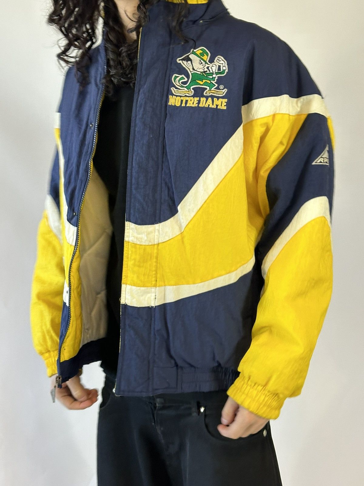 Notre Dame“Fighting Irish“ ヴィンテージ スタジャン Notre Dame Fighting Irish – National Vintage League