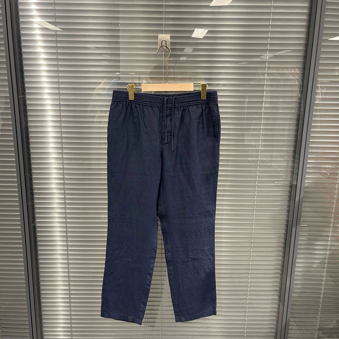 Hermes Hermes Classic Linen Solid Casual Drawstring Pants 42 95new Size US 42 / EU 58 - 1 Thumbnail