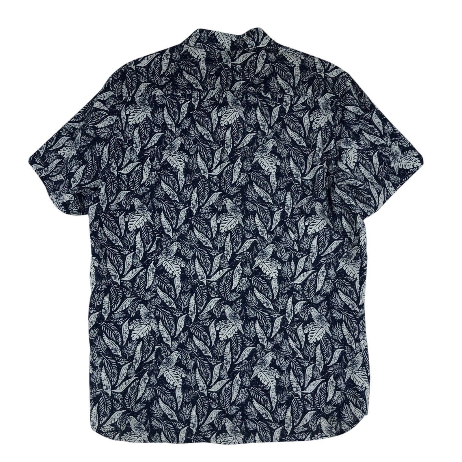 Ted Baker Ted Baker Shirt L Toucan Leaf Resort Short Sleeve Button Up Size US L / EU 52-54 / 3 - 8 Thumbnail