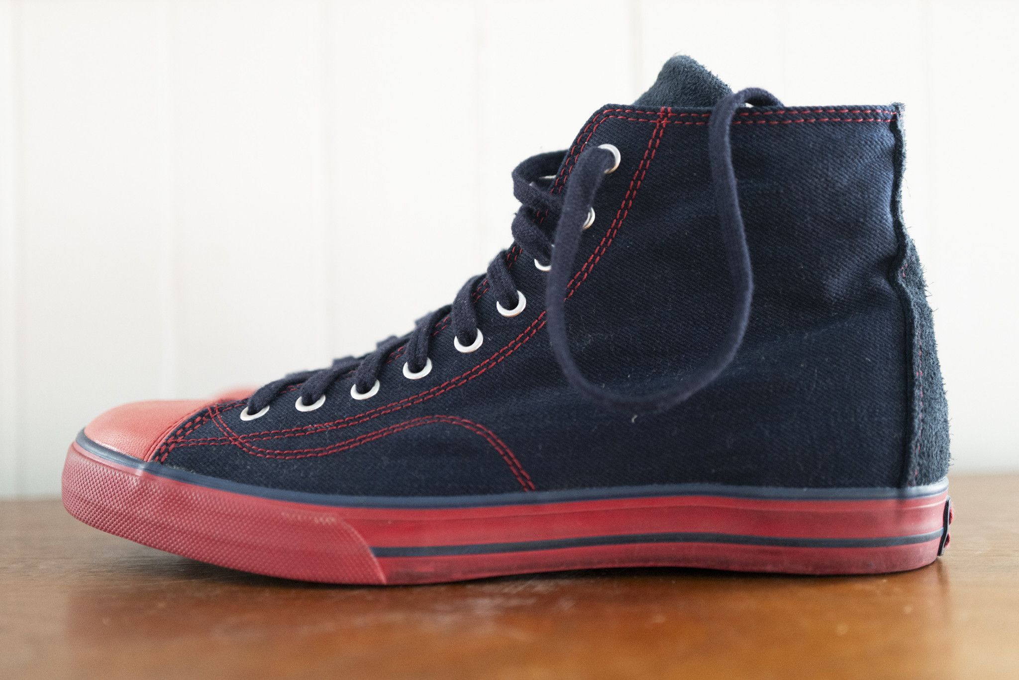 Visvim VISVIM JAIPUR HI DENIM SNEAKERS SZ 9 NIB Size US 9 / EU 42 - 2 Thumbnail