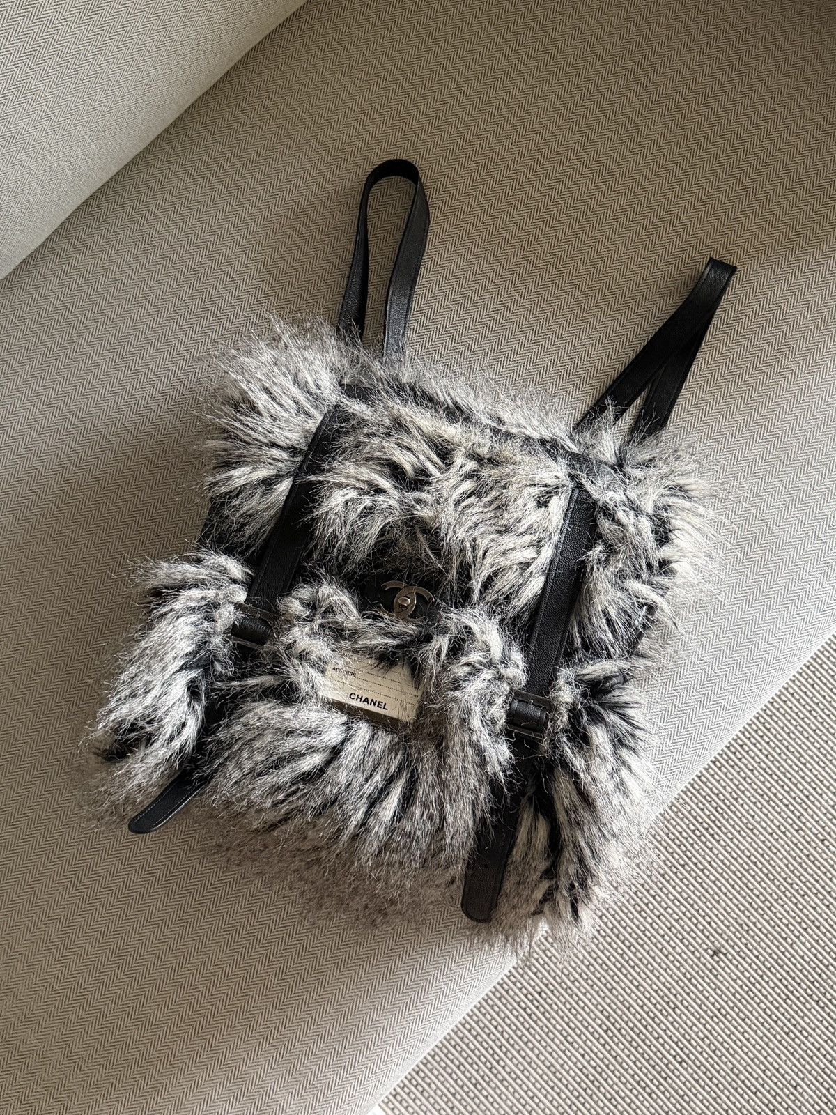 Chanel Chanel 2010 Fantasy Furs Grey Backpack Size ONE SIZE - 1 Thumbnail