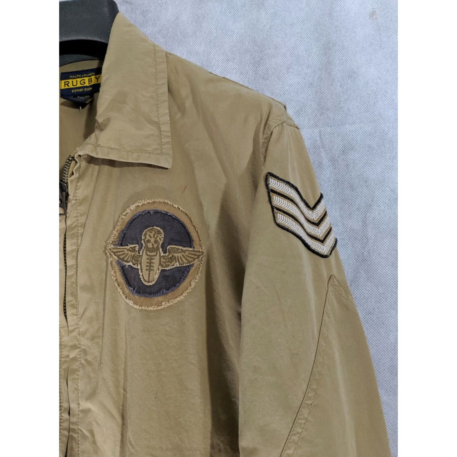 Ralph Lauren Rugby Ralph Lauren Bomber Jacket Men M Skull Wings Multicolor 90s Style Flight 25" Length Size US M / EU 48-50 / 2 - 3 Thumbnail