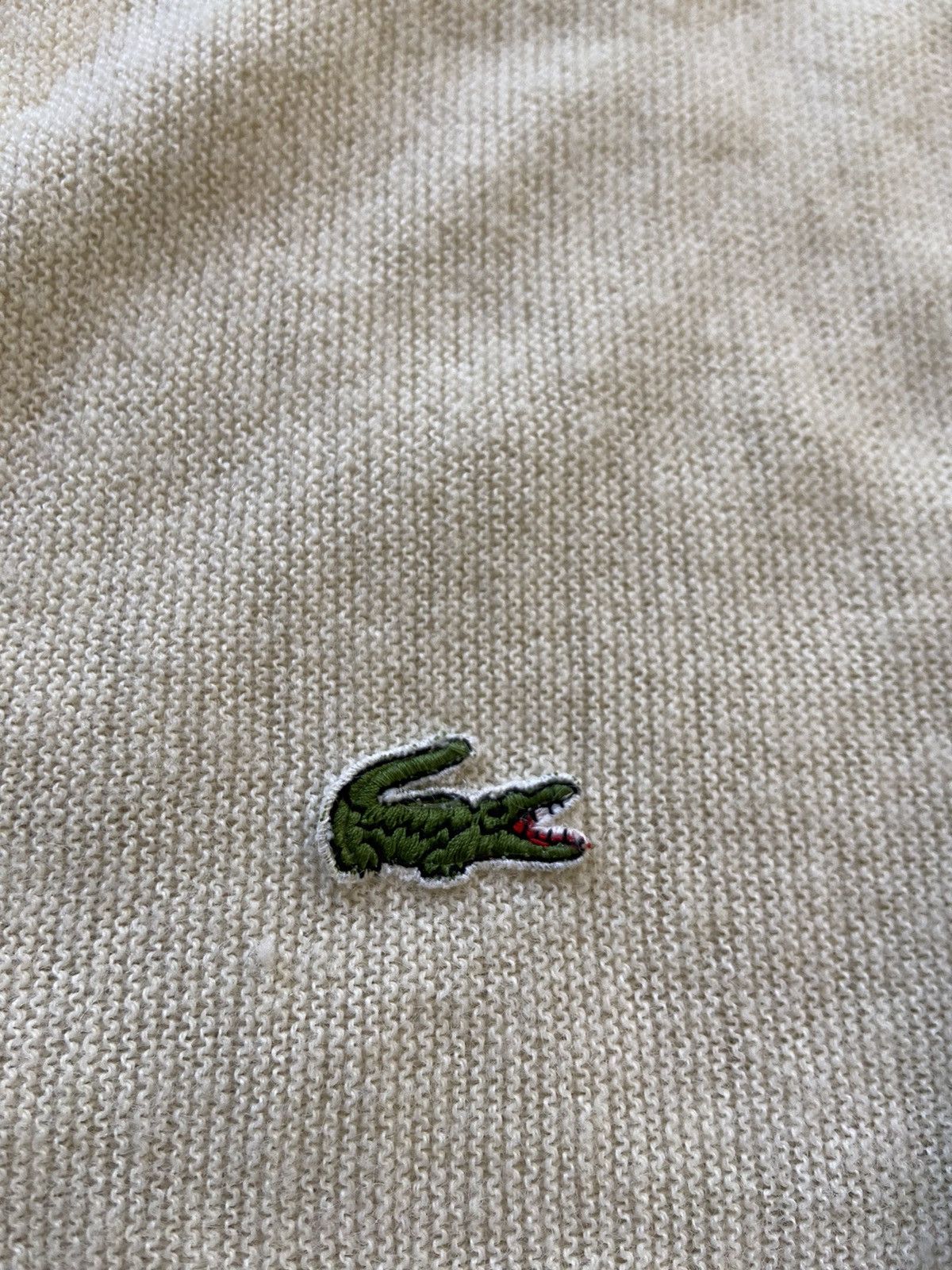 Lacoste 1960s true vintage cream lacoste cardigan Size US L / EU 52-54 / 3 - 2 Thumbnail