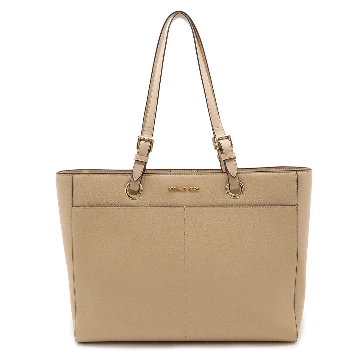 Michael Kors Michael Kors Michael Kors Leather Jet Set Large Tote Bag Leather Tote Bag in Great Condition Size ONE SIZE - 1 Thumbnail