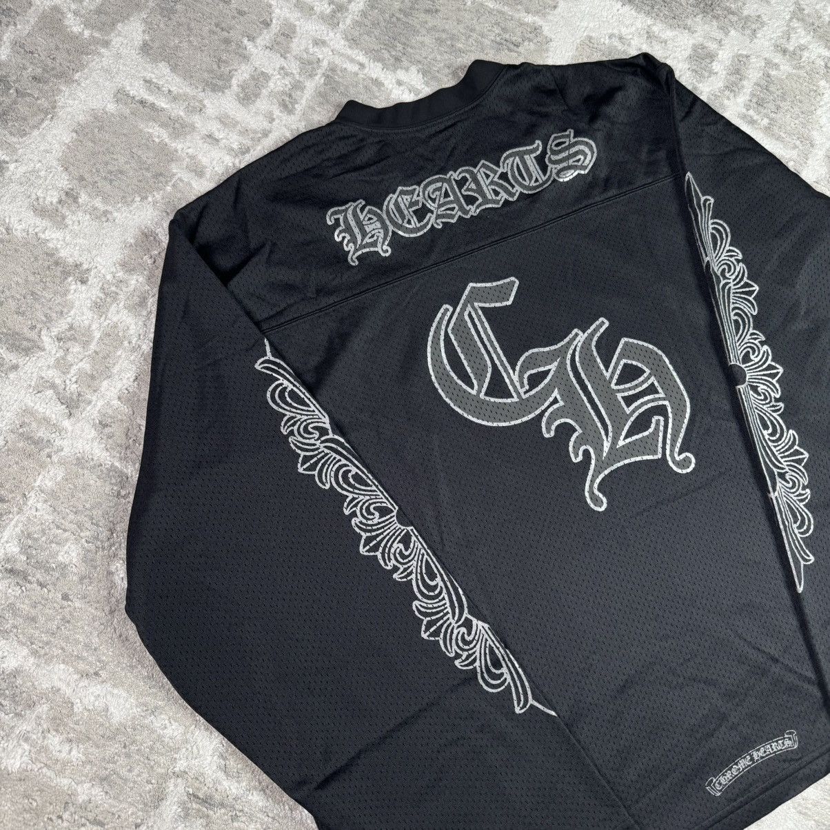Chrome Hearts Mesh stadium floral long sleeve jersey Size US XXL / EU 58 / 5 - 10 Thumbnail