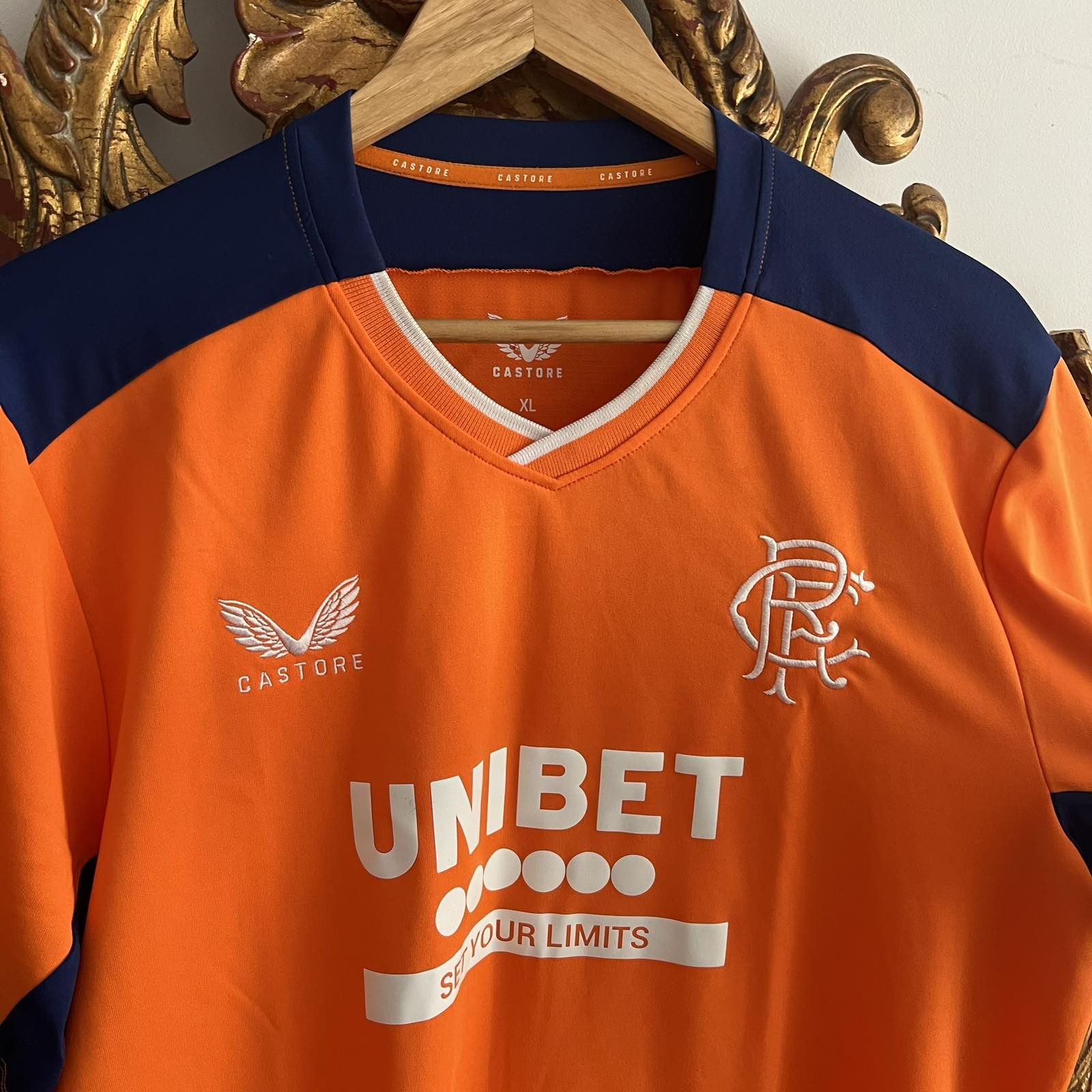 Castore Castore Rangers Official Soccer Jersey T Shirt Sz XL Size US XL / EU 56 / 4 - 4 Thumbnail