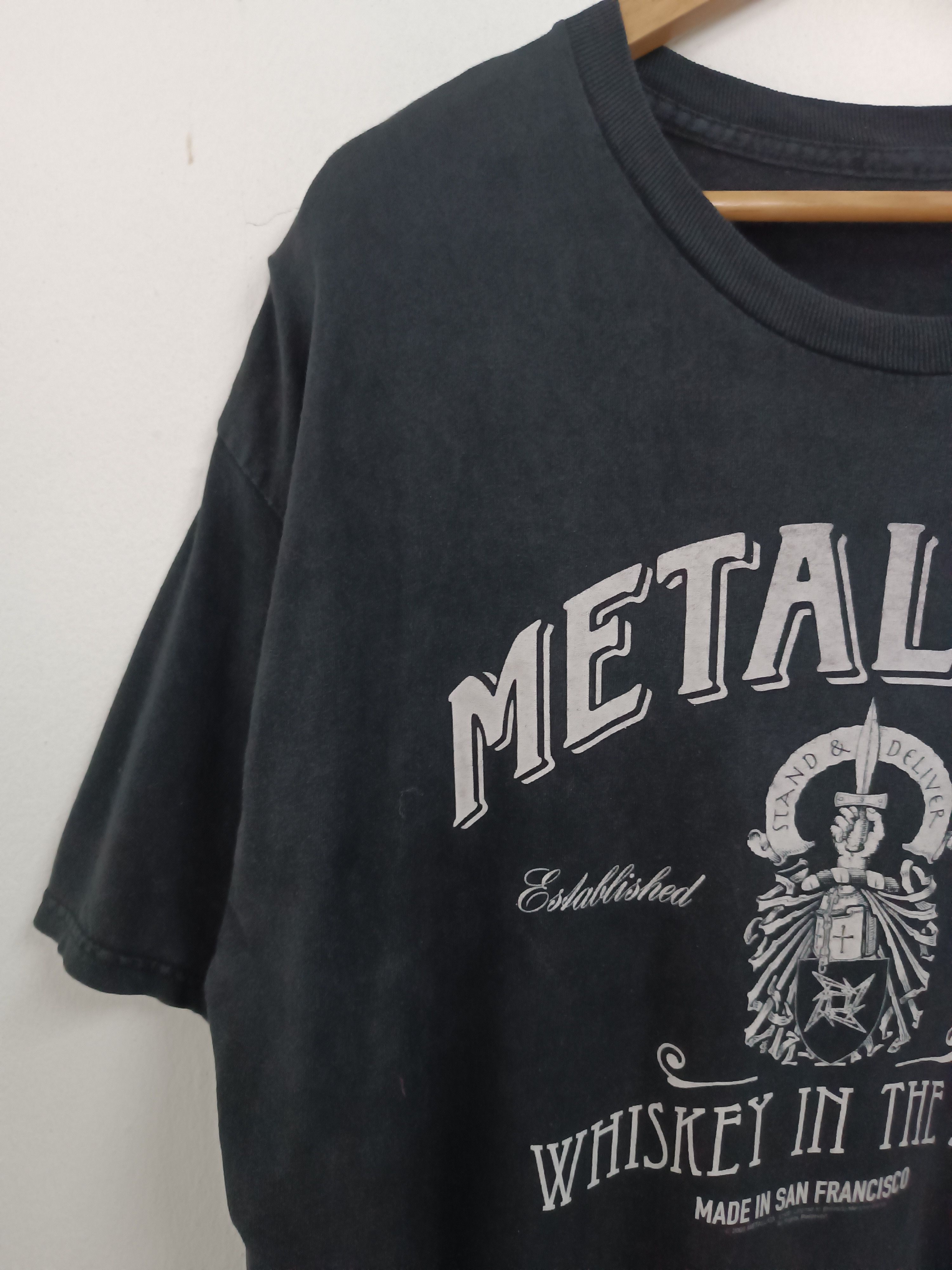 Band Tees THRASH FADED VINTAGE METALLICA WHISKEY IN THE JAR megadeth Size US XL / EU 56 / 4 - 5 Thumbnail