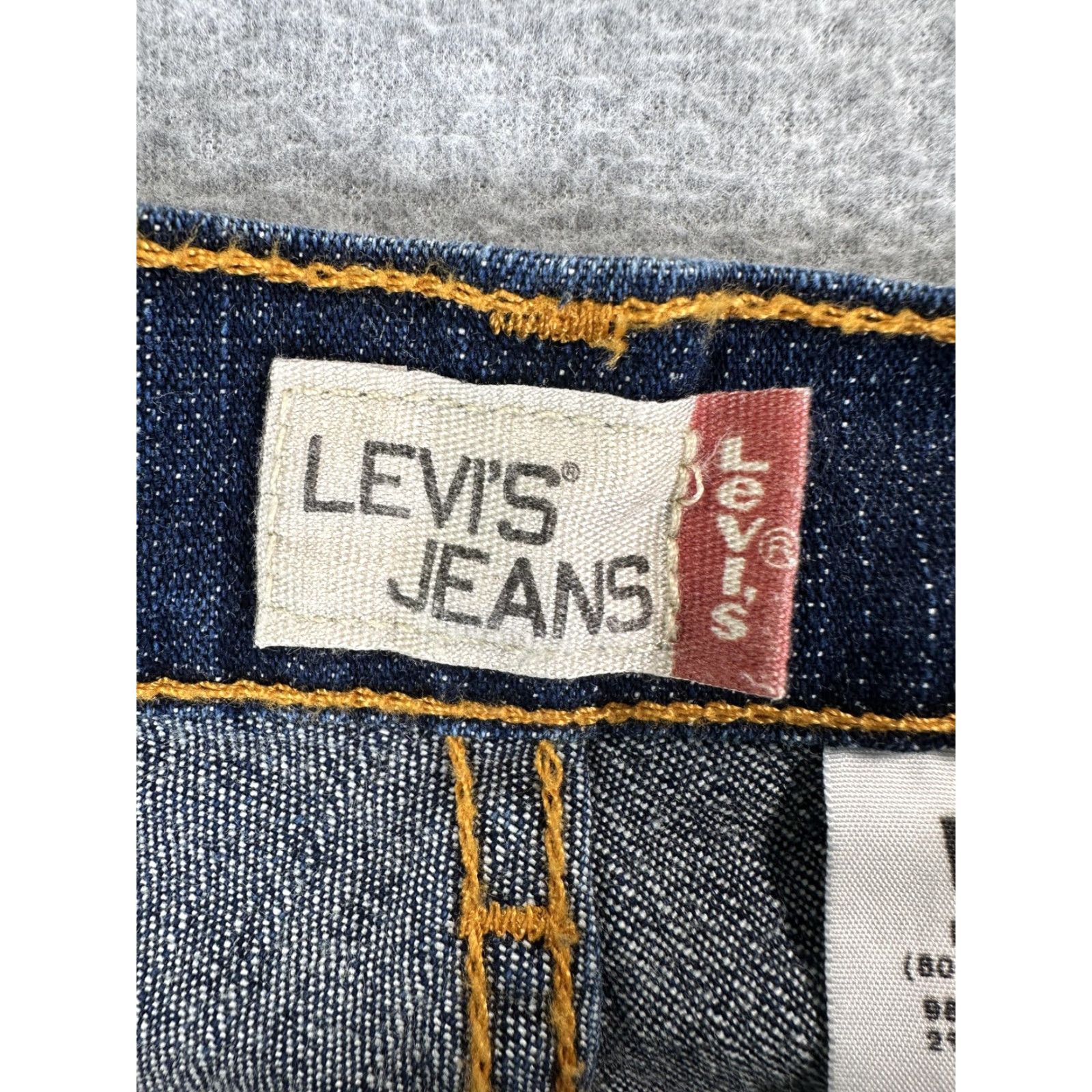 Levi's Levi's 515 Boot Cut Jeans Womens 12M Blue Dark Wash Mid Rise Stretch Denim Size 34" / US 12 / IT 48 - 7 Thumbnail