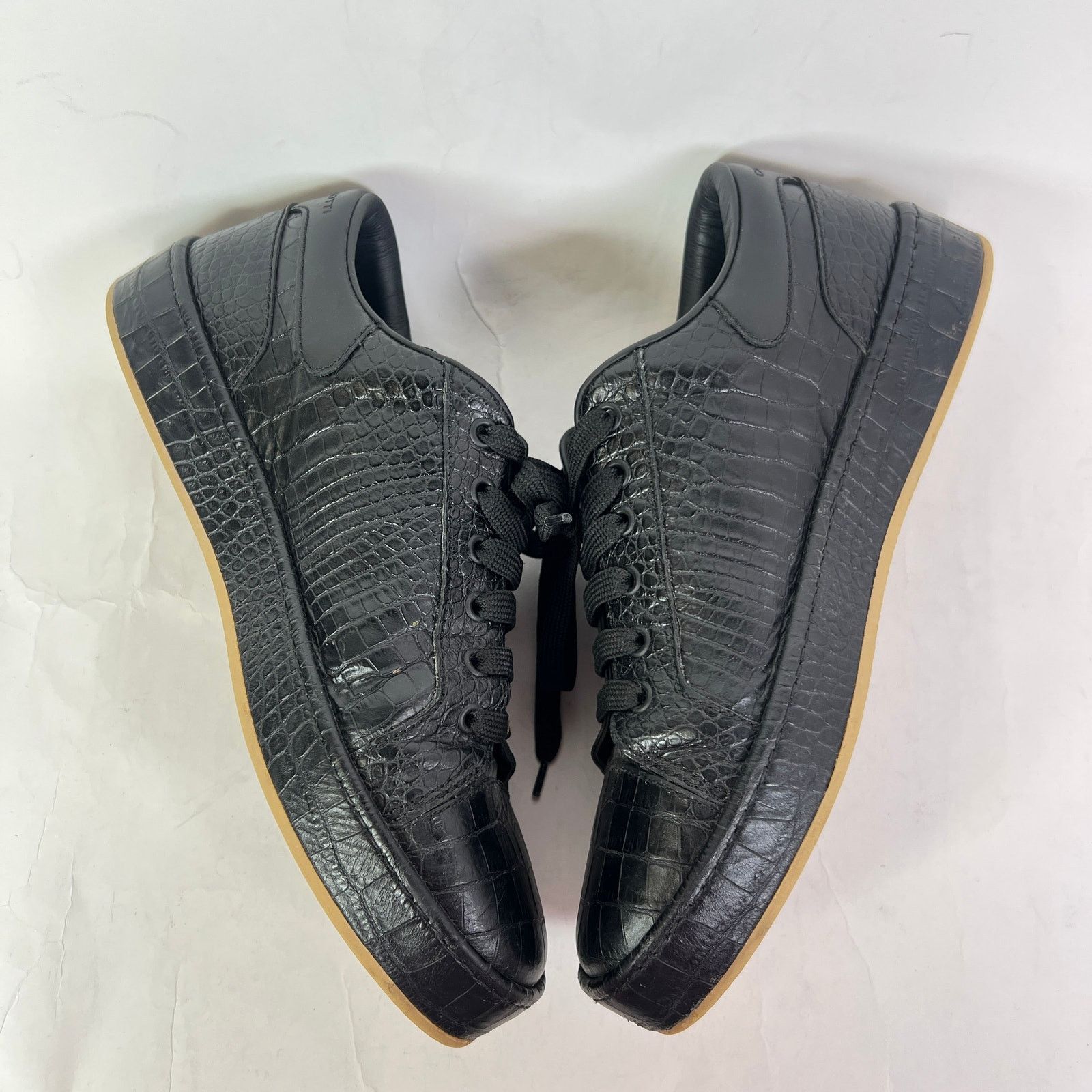 Giuseppe Zanotti Giuseppe Zanotti Embossed Crocodile GZ-City Sneaker Size US 8 / EU 41 - 5 Thumbnail