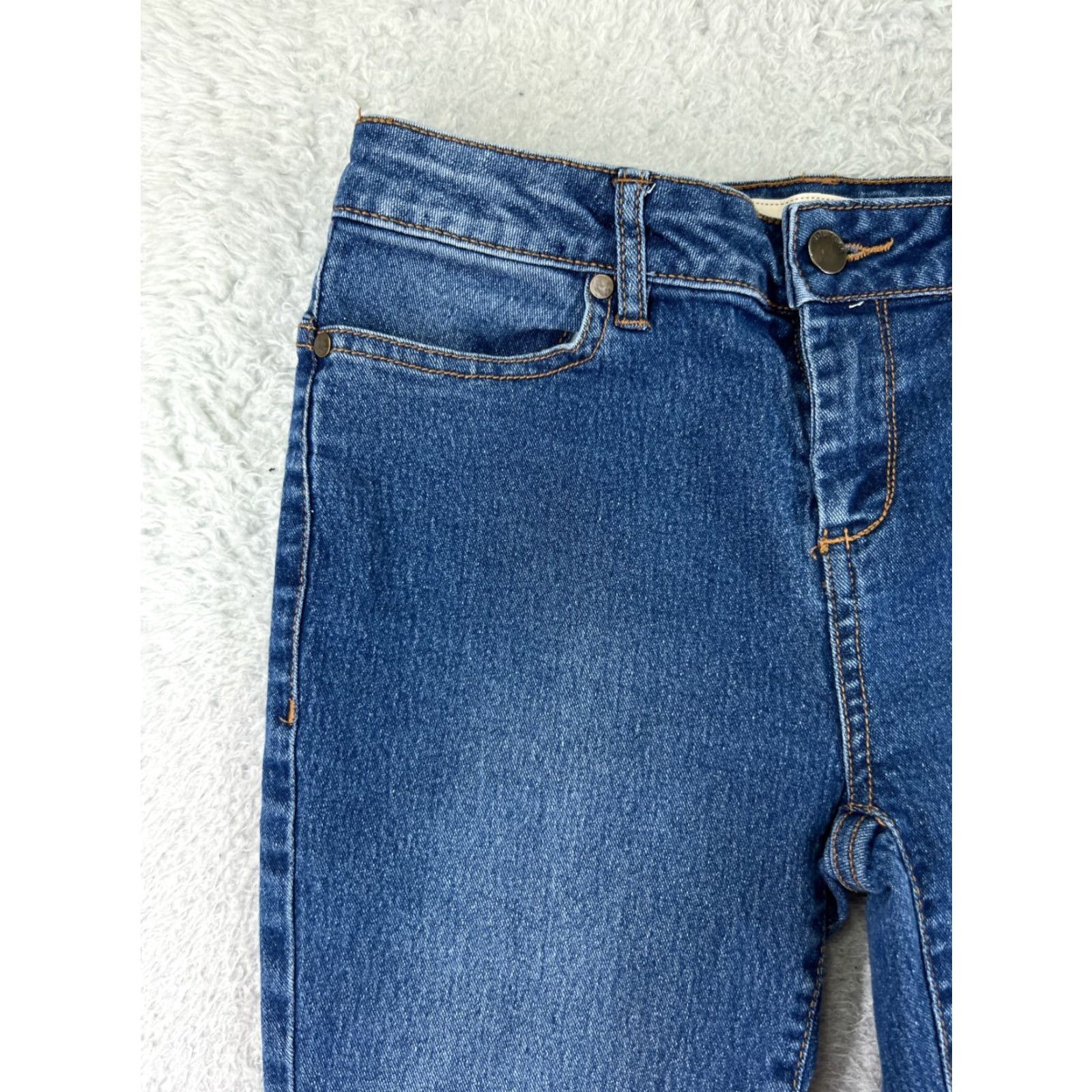 Route 66 Route 66 Jeans Womens 25 Blue Denim Skinny Tapered Cotton Blend Stretch Size 42" / US 20 - 5 Thumbnail