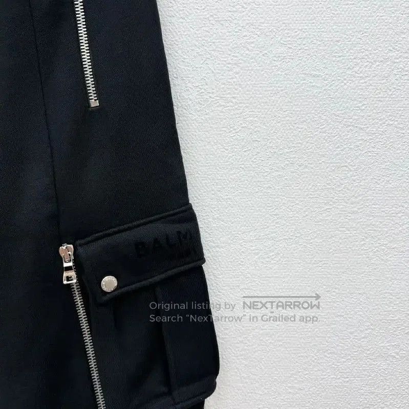 Balmain Balmain Black Lightweight Casual Pants for Men . Size US 34 / EU 50 - 3 Thumbnail