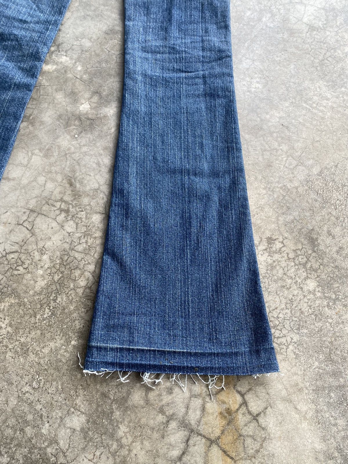 Hysteric Glamour × Japanese Brand Flare Jeans Japanese Ana Kerry Stretch Denim Low Rise Size 29" - 13 Thumbnail
