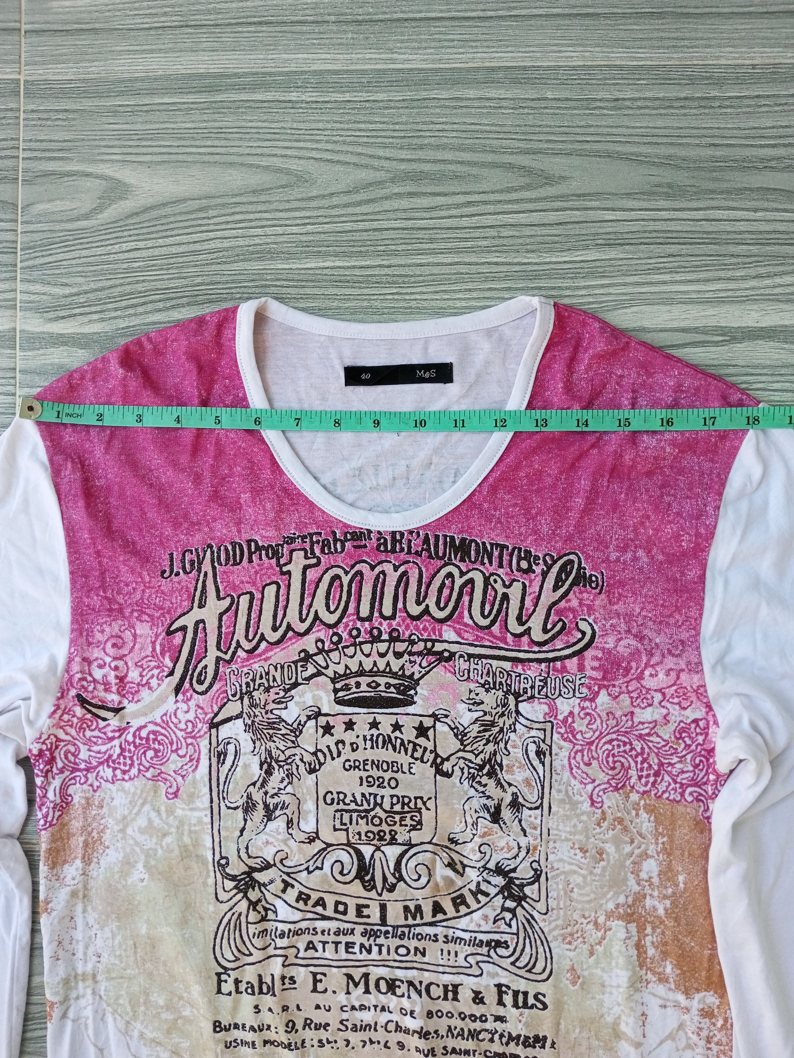 Japanese Brand "CUT WASH TAG" Japanese Poem punk rock gothic style Size US M / EU 48-50 / 2 - 10 Thumbnail