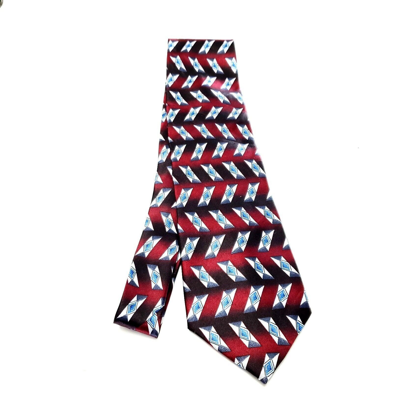 Puritan Puritan Red Silk Tie Print Short Motif Size ONE SIZE - 6 Thumbnail