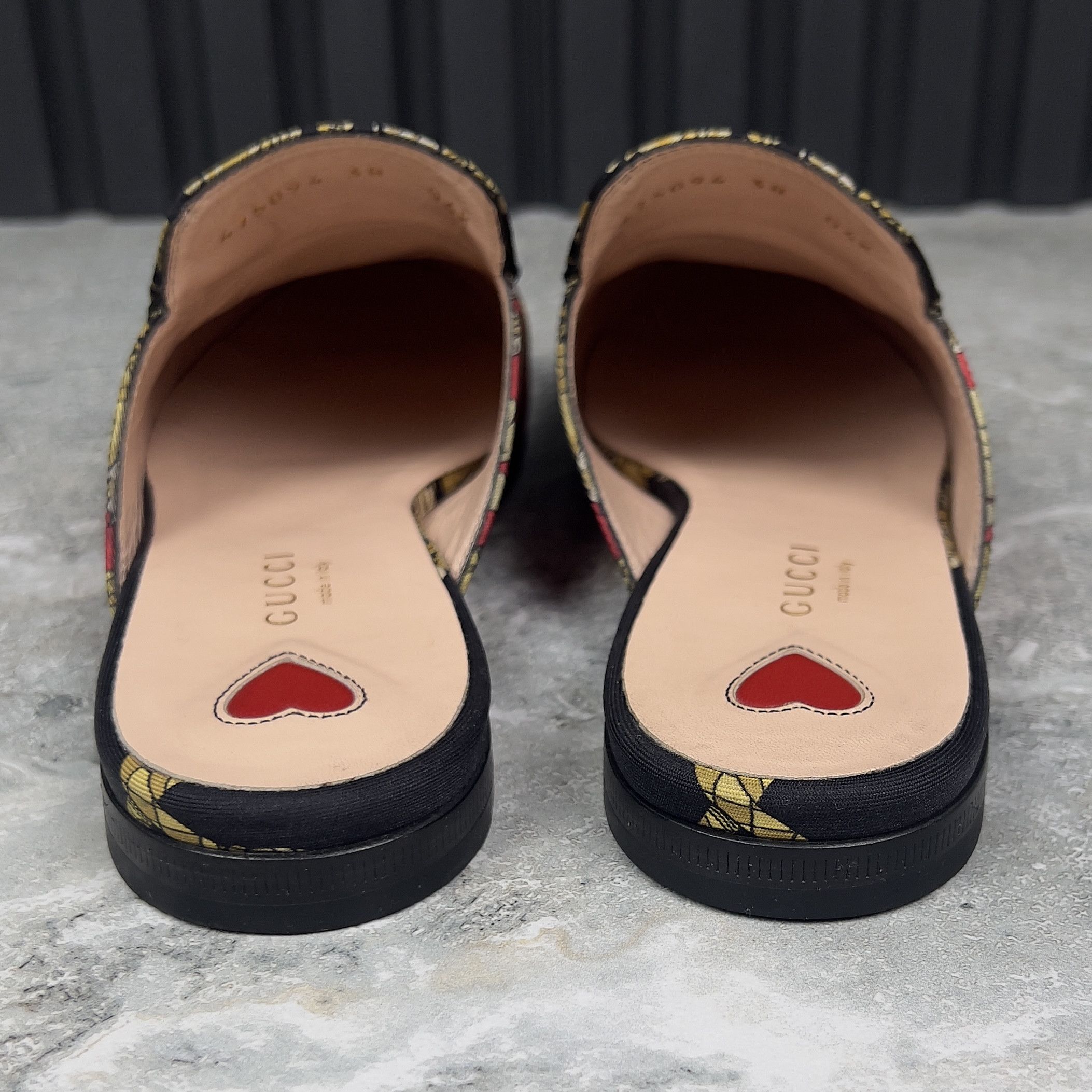Gucci Princetown Horsebit Flat Floral Mule Fabric Size US 8 / IT 38 - 8 Thumbnail