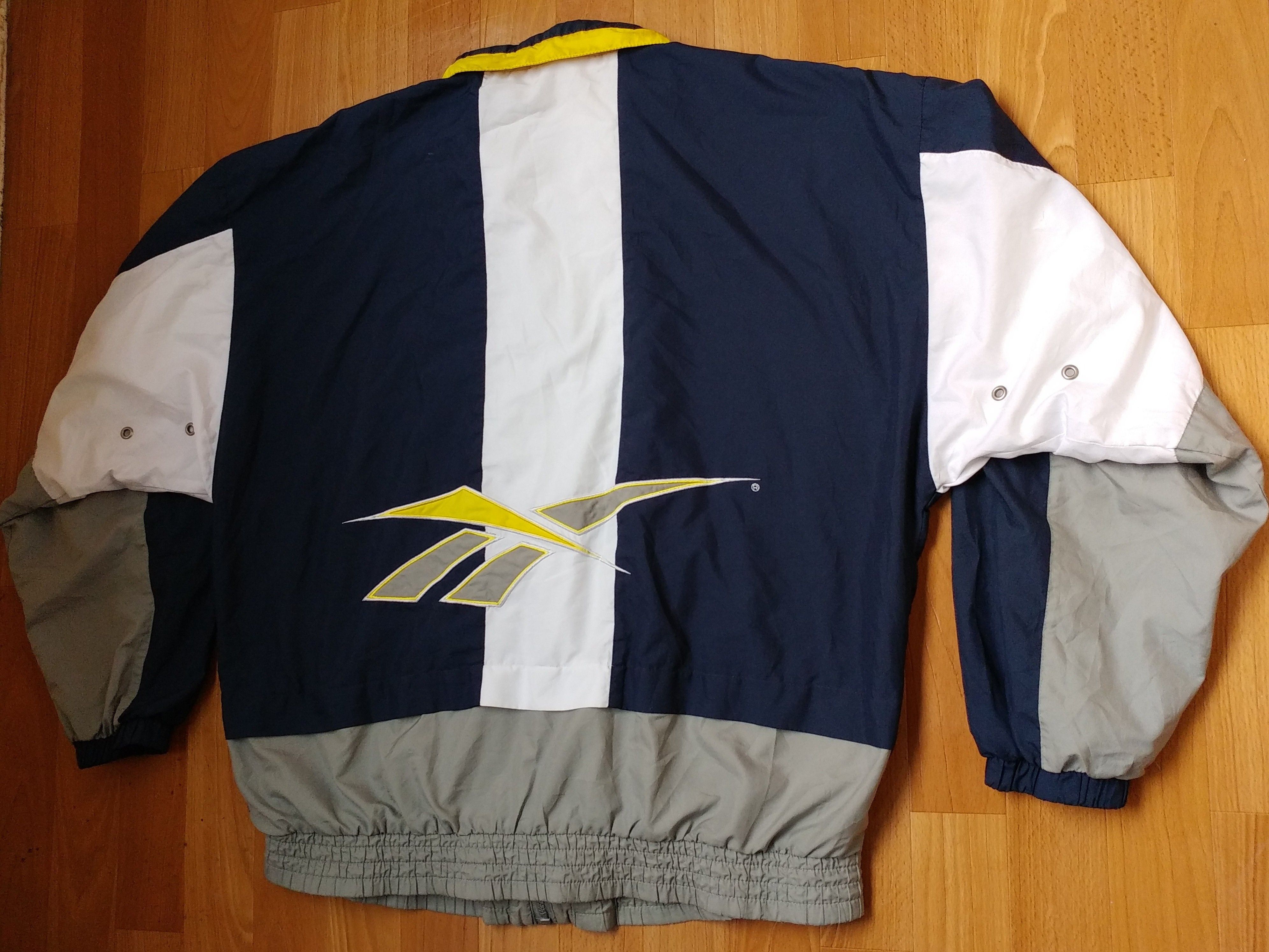 Reebok × Vintage Reebok jacket, vintage full zip RBK track, 90s hip hop M Size US M / EU 48-50 / 2 - 4 Thumbnail