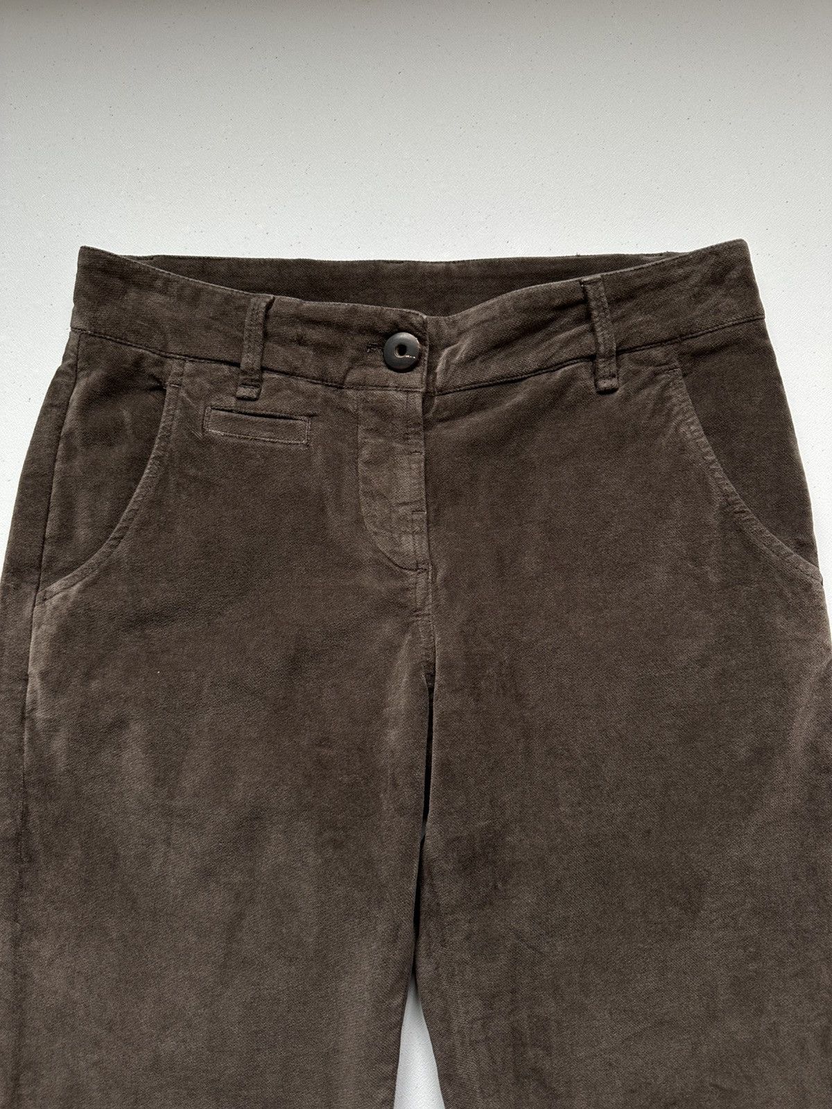 Brunello Cucinelli Brunello Cucinelli Velvet Pants Womens Size 26" / US 2 / IT 38 - 4 Thumbnail