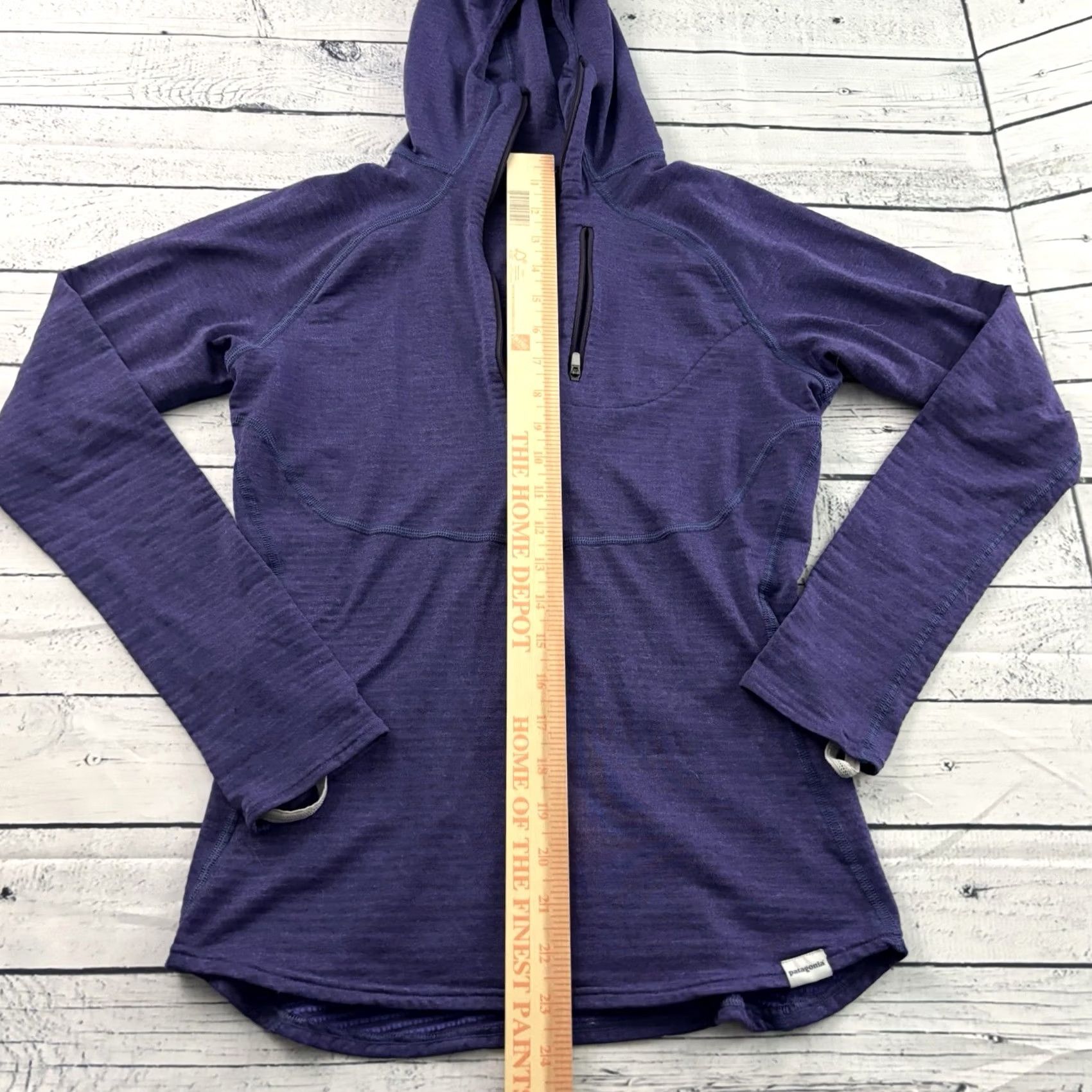Patagonia Patagonia Capilene 4 Polartec 1/4 Zip Hooded Jacket Women's Small Purple Size S / US 4 / IT 40 - 4 Thumbnail
