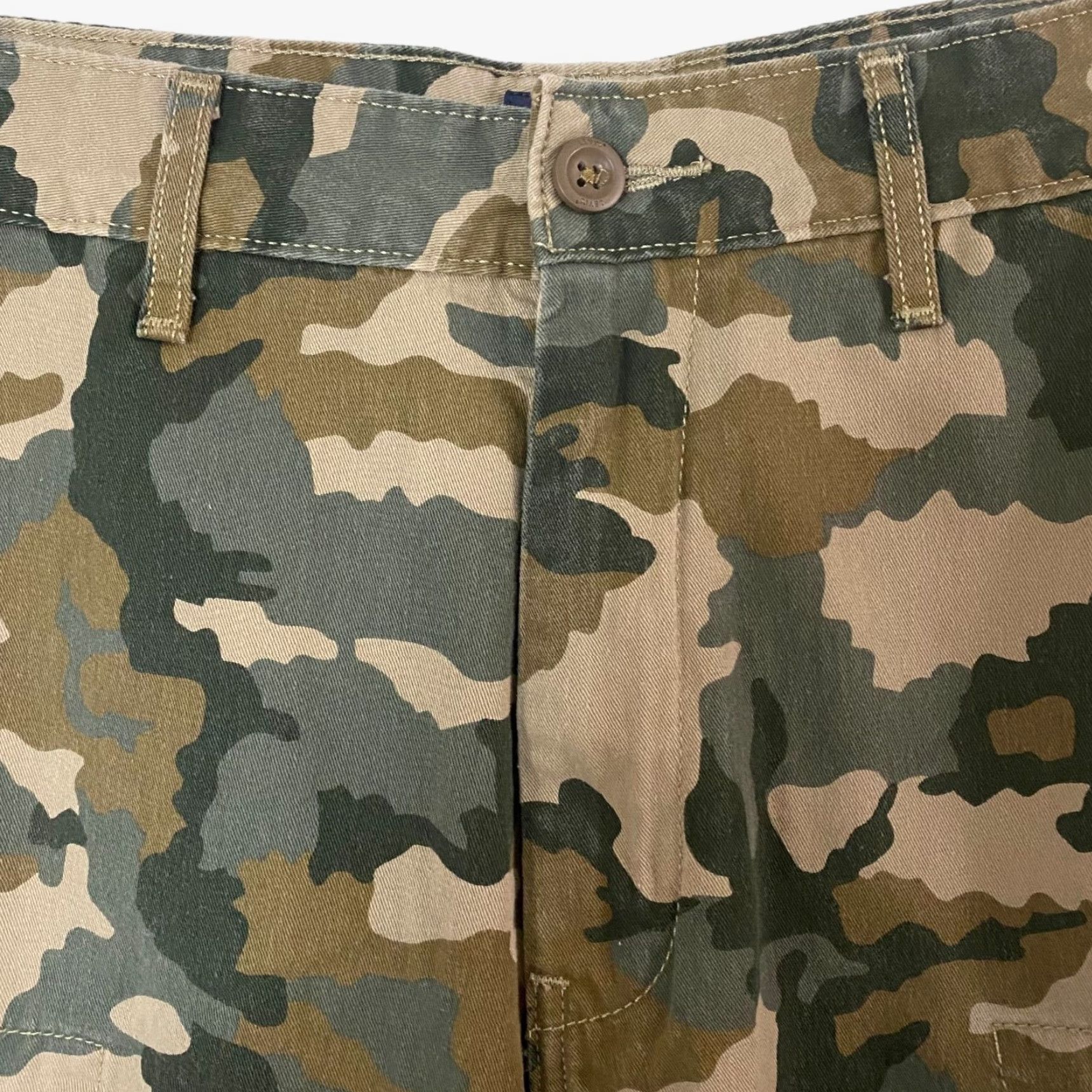 Levi's Levi's Carrier Cargo Shorts Green Camouflage Cotton-Twill Men's 32 Relaxed Fit 6-Pockets Casual Travel Workwear Cargo Shorts Size US 32 / EU 48 - 5 Thumbnail